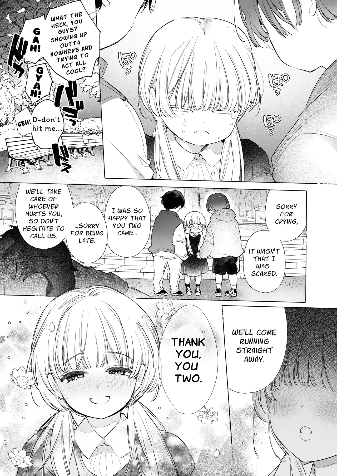 [Yatomomin (Yamamoto Tomomitsu)]Friendship Breaking Maiden. ~wanting to be together forever, longtime friends have a threesome~[English] Page 8