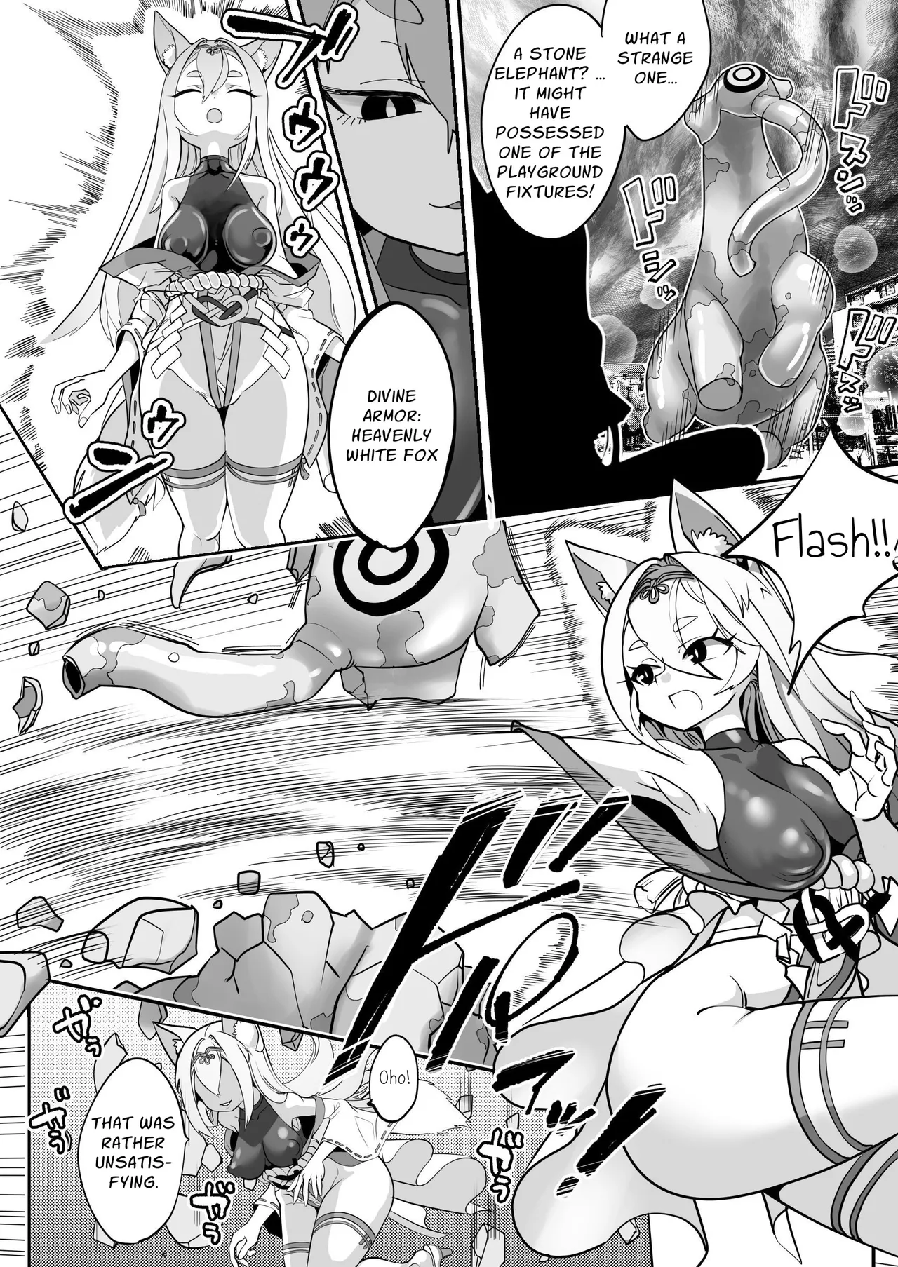 [Shimanami]Mahou Shoujo Gingitsune Ecchi na Stamp Rally de Sekika Chuudoku!! | Magical Girl Silverfox ~Erotic Stamp Rally Petrifaction Addiction!!~[English] [Penguin Piper] [Digital] Page 12