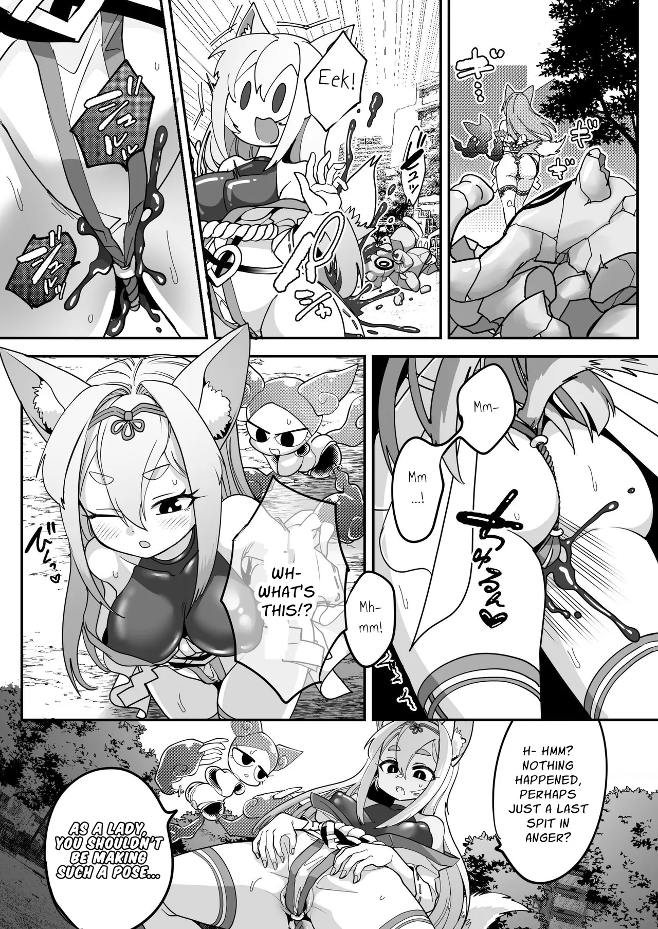 [Shimanami]Mahou Shoujo Gingitsune Ecchi na Stamp Rally de Sekika Chuudoku!! | Magical Girl Silverfox ~Erotic Stamp Rally Petrifaction Addiction!!~[English] [Penguin Piper] [Digital] Page 13