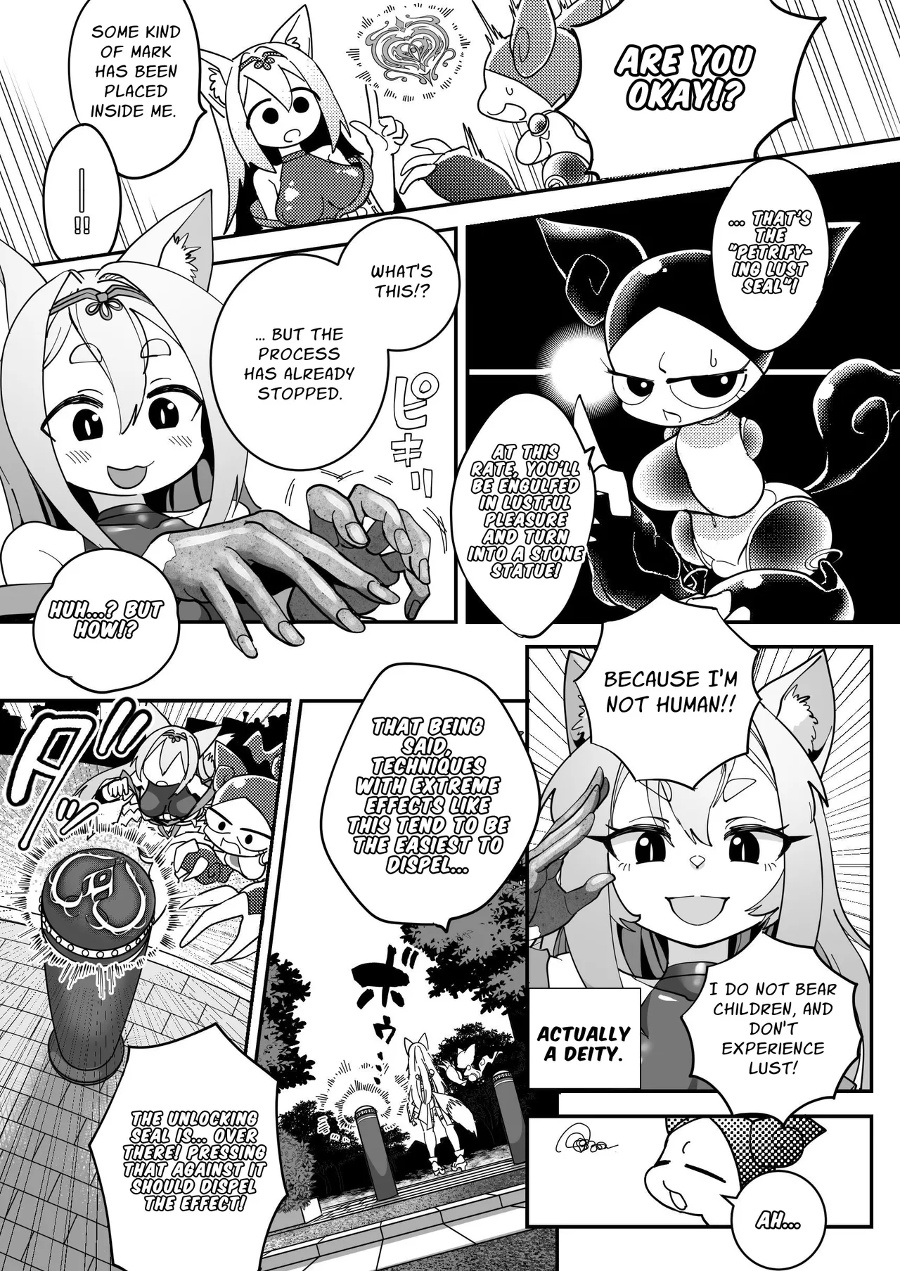 [Shimanami]Mahou Shoujo Gingitsune Ecchi na Stamp Rally de Sekika Chuudoku!! | Magical Girl Silverfox ~Erotic Stamp Rally Petrifaction Addiction!!~[English] [Penguin Piper] [Digital] Page 15