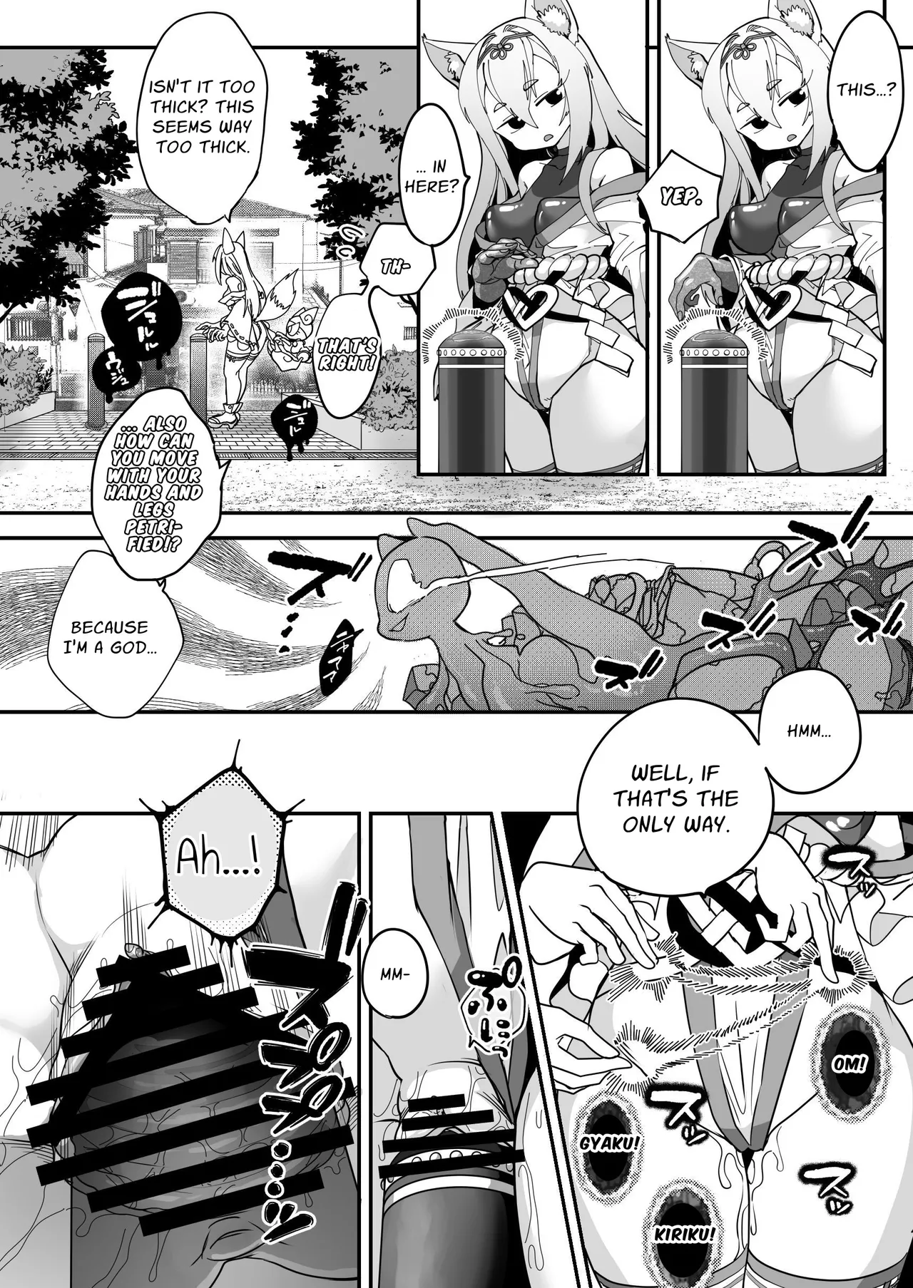 [Shimanami]Mahou Shoujo Gingitsune Ecchi na Stamp Rally de Sekika Chuudoku!! | Magical Girl Silverfox ~Erotic Stamp Rally Petrifaction Addiction!!~[English] [Penguin Piper] [Digital] Page 16