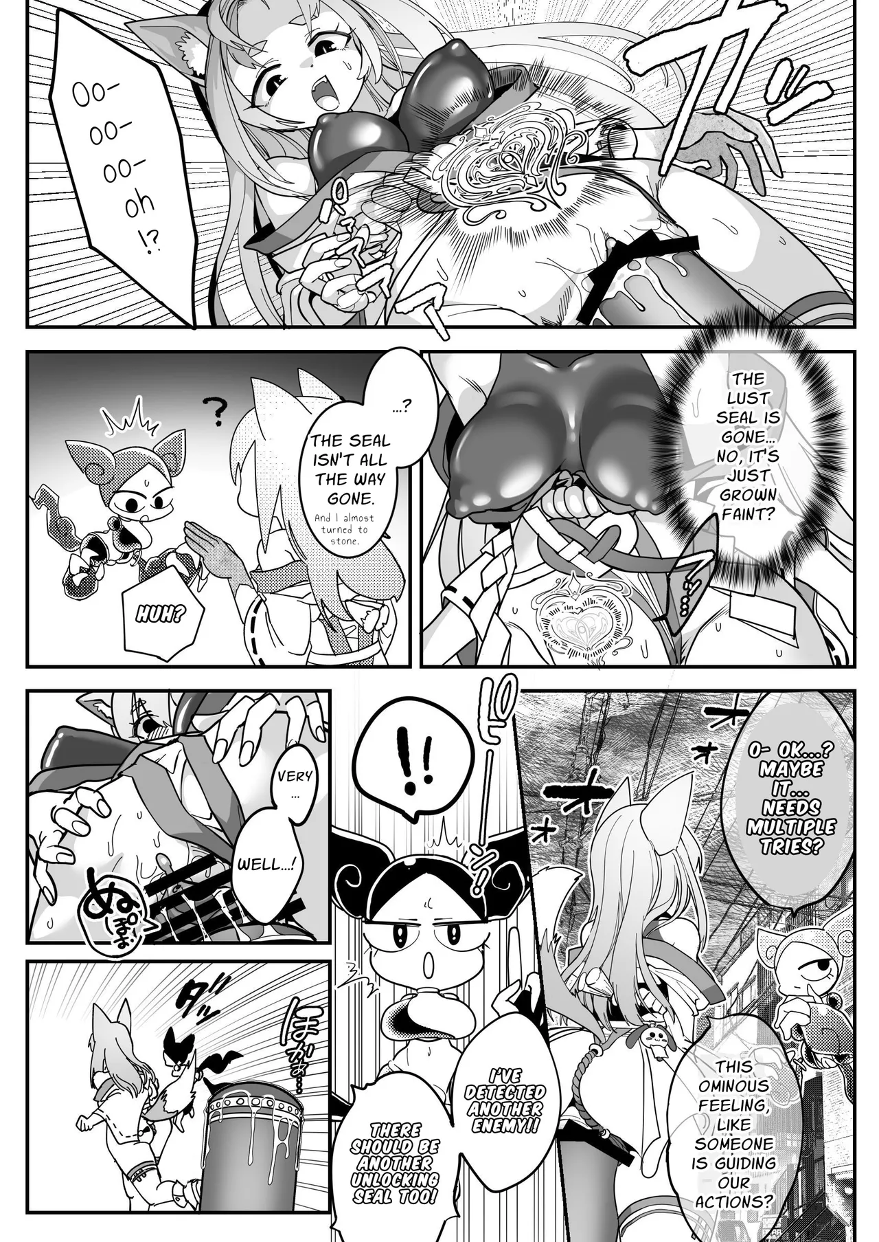 [Shimanami]Mahou Shoujo Gingitsune Ecchi na Stamp Rally de Sekika Chuudoku!! | Magical Girl Silverfox ~Erotic Stamp Rally Petrifaction Addiction!!~[English] [Penguin Piper] [Digital] Page 18