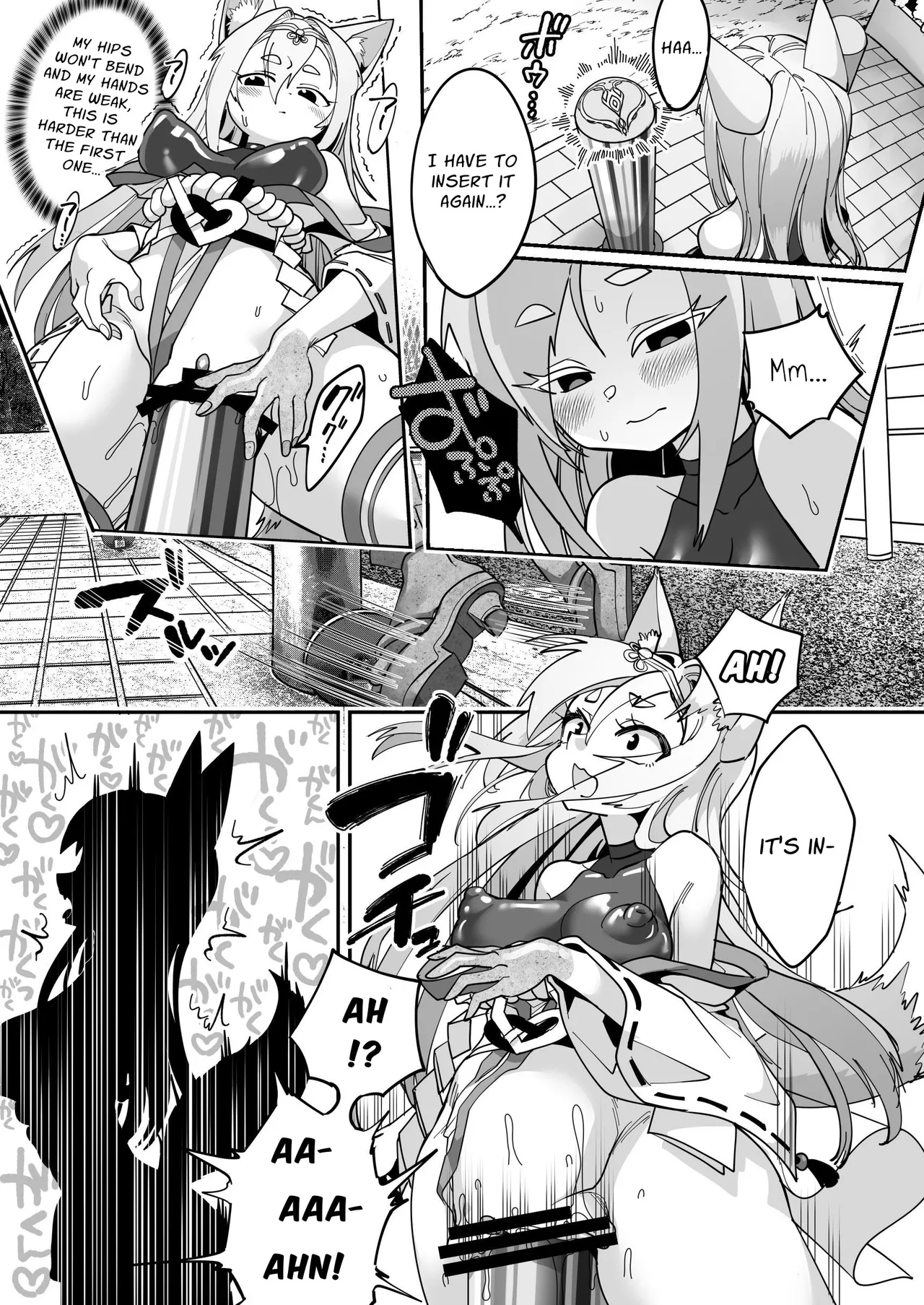 [Shimanami]Mahou Shoujo Gingitsune Ecchi na Stamp Rally de Sekika Chuudoku!! | Magical Girl Silverfox ~Erotic Stamp Rally Petrifaction Addiction!!~[English] [Penguin Piper] [Digital] Page 21