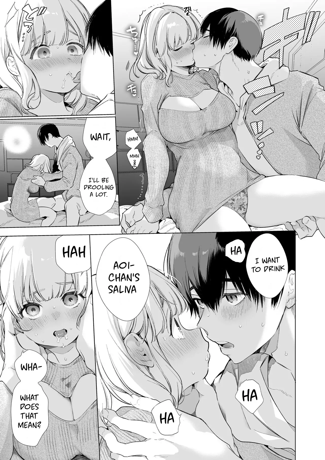 [diletta (Yamamoto Tomomitsu)]Boku no Kanojo wa Yodare ga Oosugiru | My Girlfriend Drools Too Much[English] Page 15