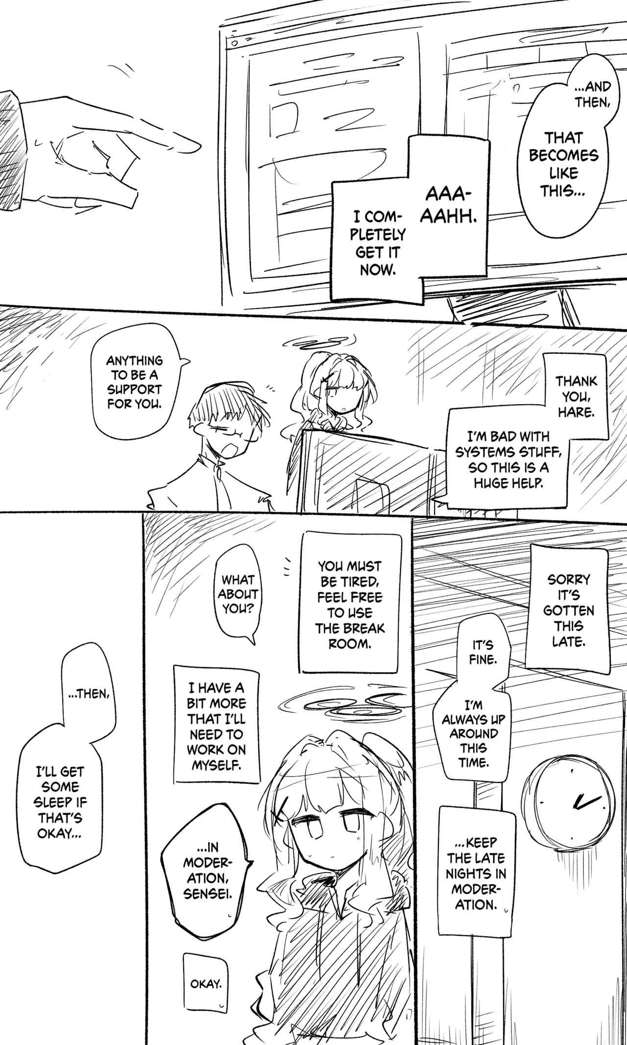 [Nekko]Hare Koukaibun + Short Manga + Omake(Blue Archive) [English] Page 1