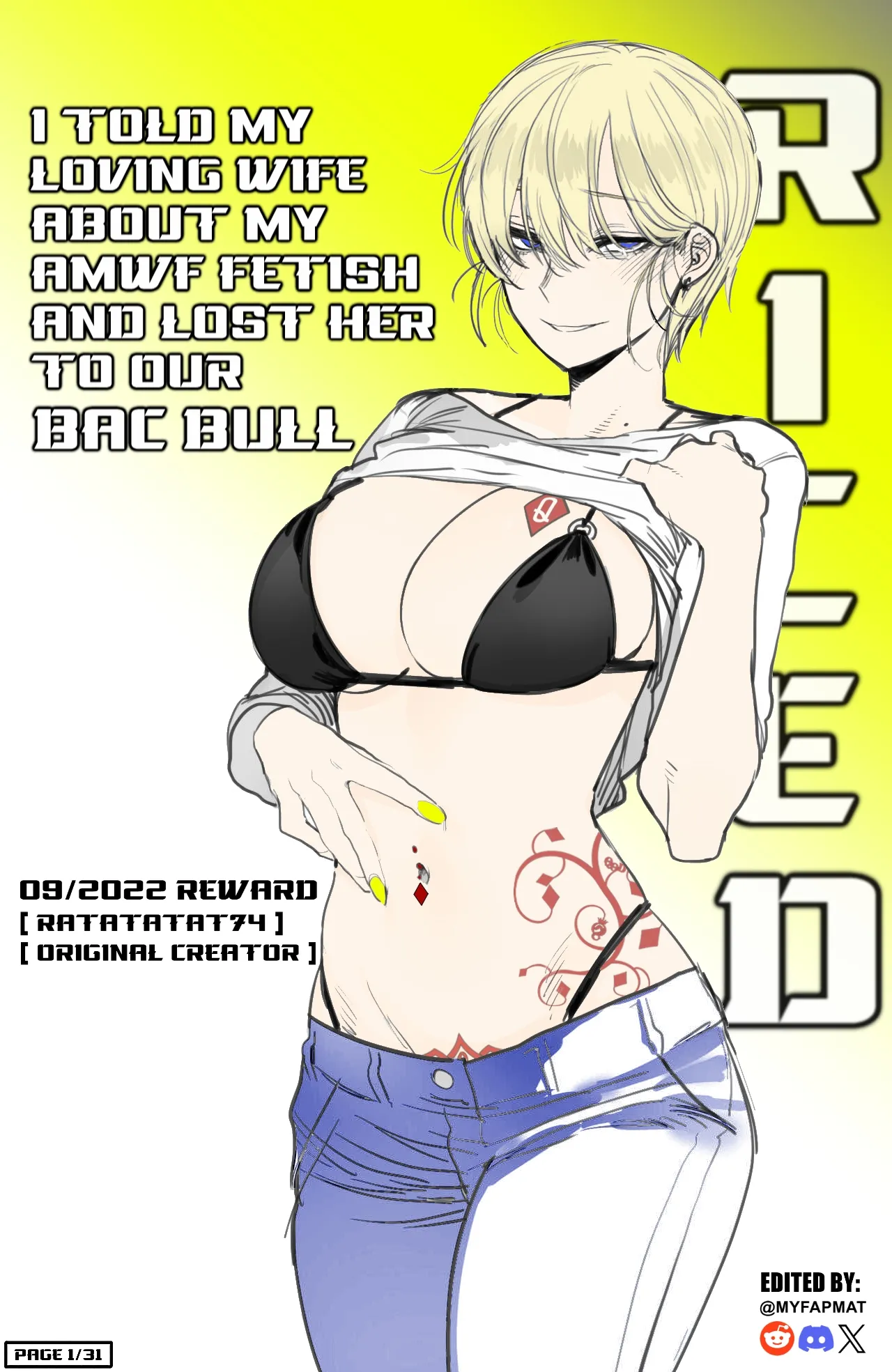 I Told My Loving Wife About My AMWF Fetish And Lost Her To Our BAC BULL  [Ratatatat74 - Edit] RICED HENTAI Page 1