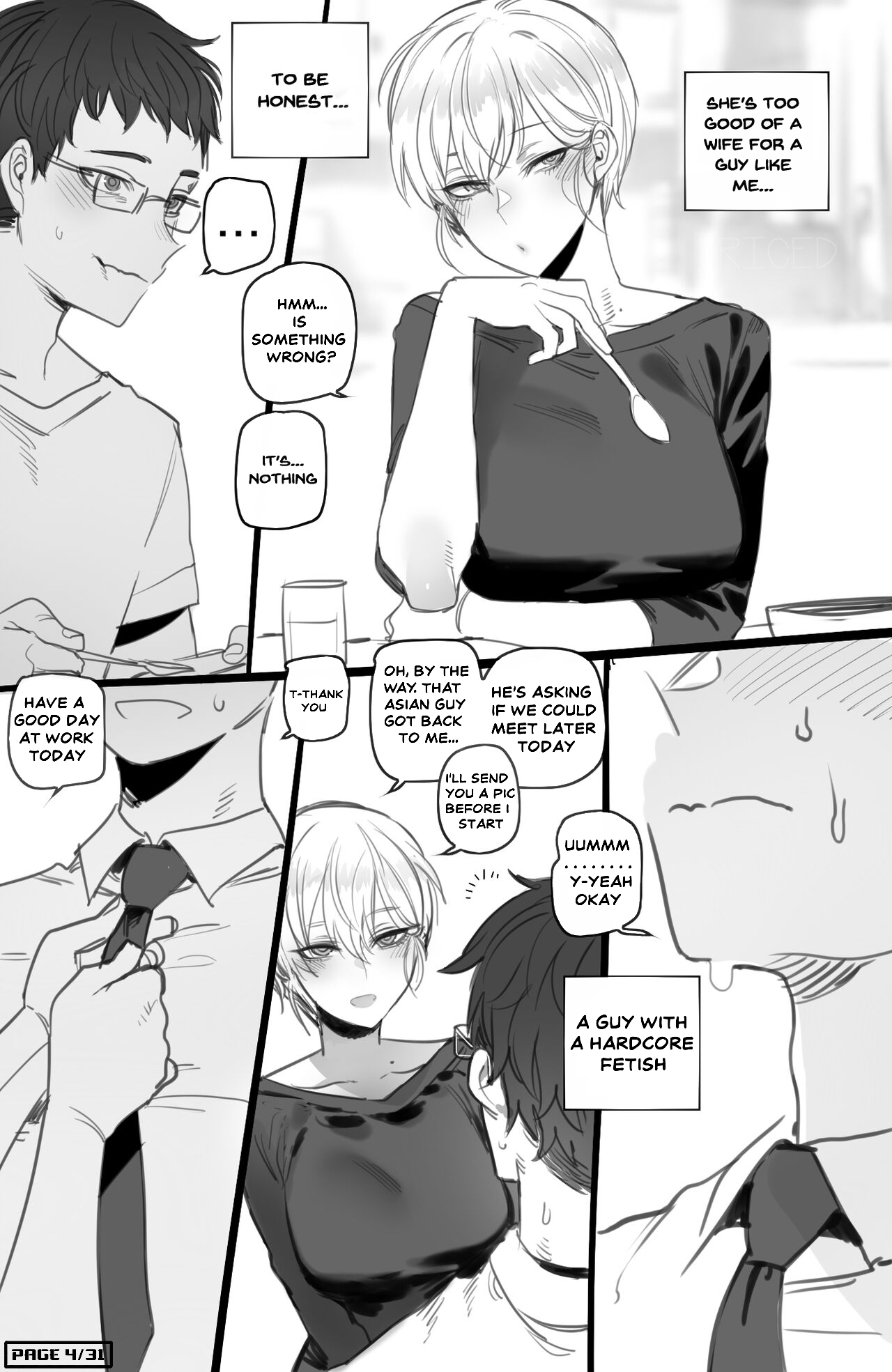 I Told My Loving Wife About My AMWF Fetish And Lost Her To Our BAC BULL  [Ratatatat74 - Edit] RICED HENTAI Page 4