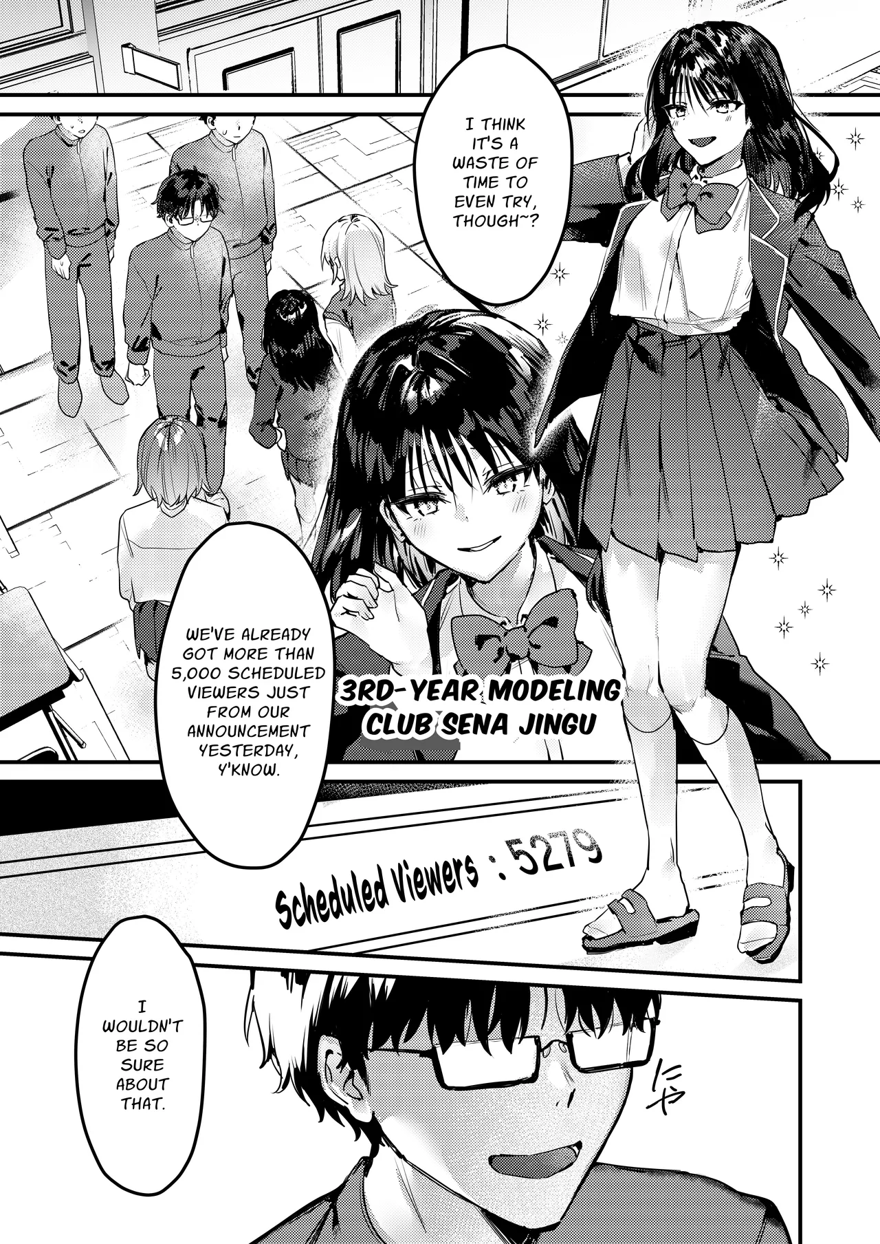 [P&I (ouno)]Watashi ga Haishin de Porori Shichau tte Uso Desu yo ne!? | It's Not True That My Breasts Will Be Exposed During The Live Stream, Right!?[English] [Cunny Garden] Page 8