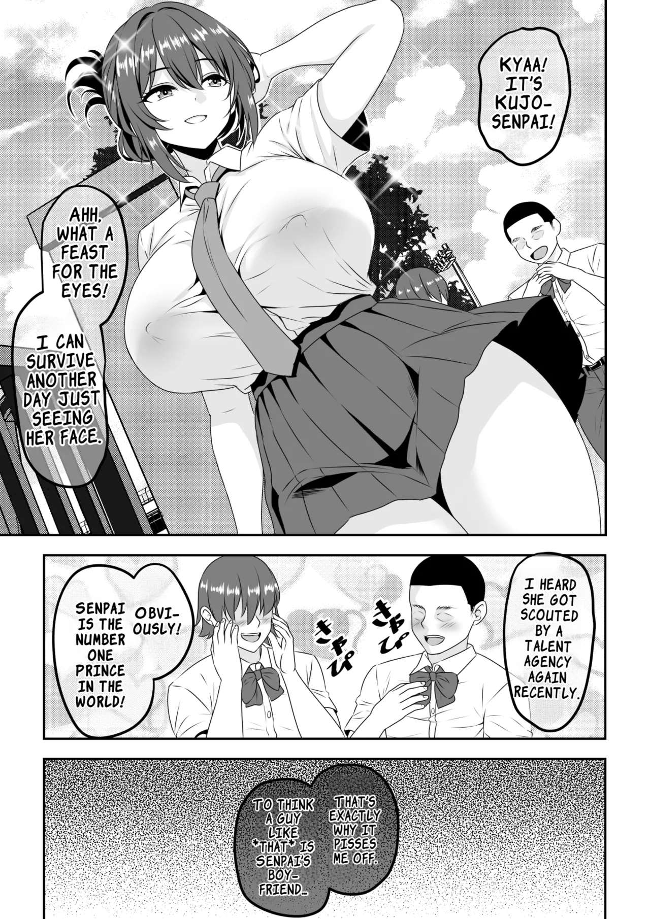 [Waribashi Kouka]Teisou Gyakuten - Tayoreru Oujisama-kei no Senpai, Hatsu H de Kusso Nasakenai Koshiheko Sourou Sex o Urou Shiteshimau | Chastity Reversal- The Reliable Prince-Type Senpai Is Pathetically Quick in Bed During Our First Time[English] [LKK•Scans] Page 2