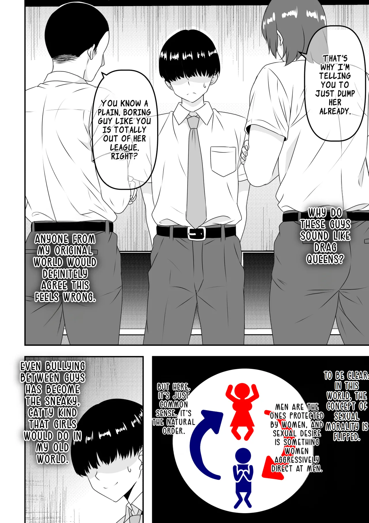 [Waribashi Kouka]Teisou Gyakuten - Tayoreru Oujisama-kei no Senpai, Hatsu H de Kusso Nasakenai Koshiheko Sourou Sex o Urou Shiteshimau | Chastity Reversal- The Reliable Prince-Type Senpai Is Pathetically Quick in Bed During Our First Time[English] [LKK•Scans] Page 3