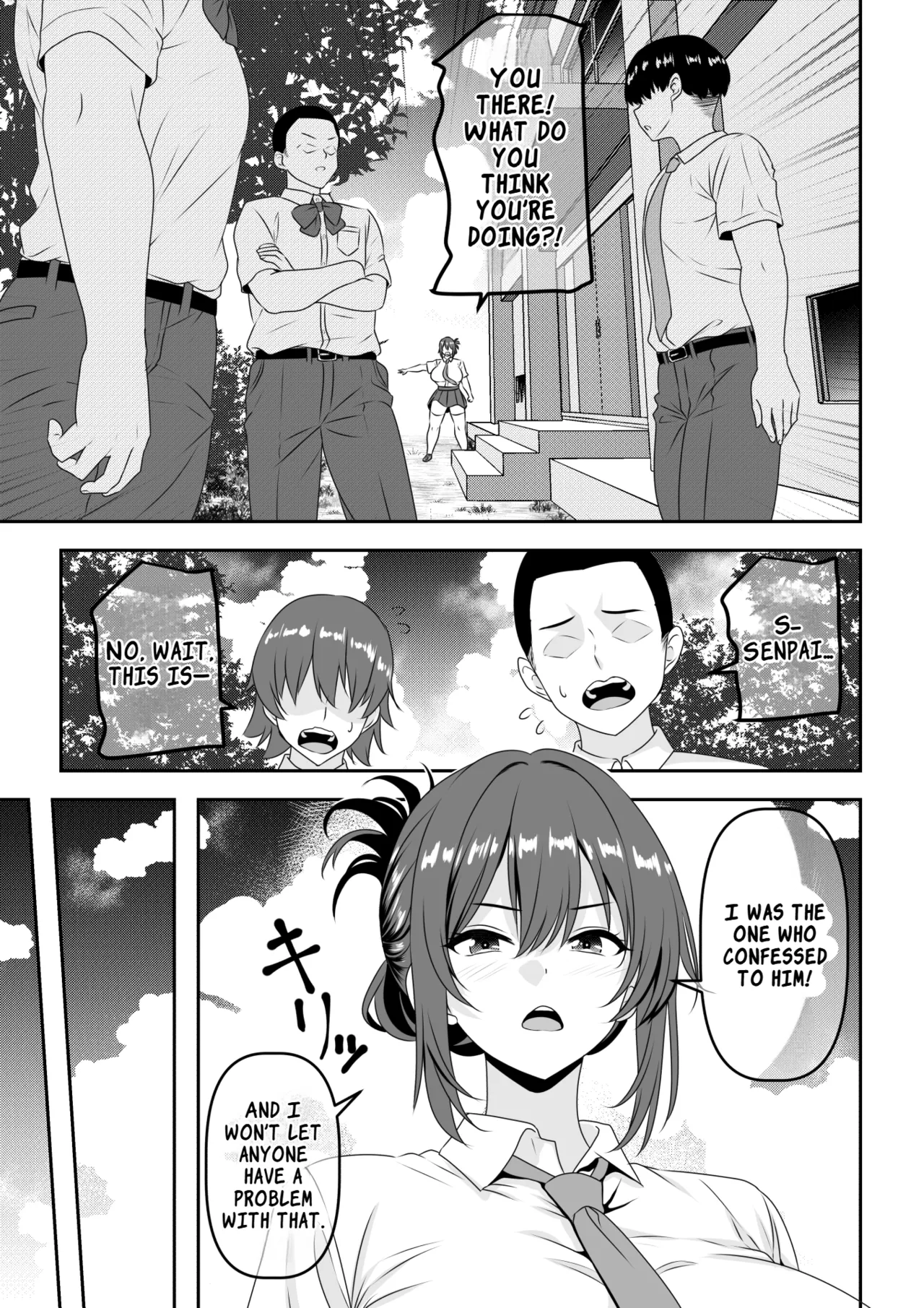 [Waribashi Kouka]Teisou Gyakuten - Tayoreru Oujisama-kei no Senpai, Hatsu H de Kusso Nasakenai Koshiheko Sourou Sex o Urou Shiteshimau | Chastity Reversal- The Reliable Prince-Type Senpai Is Pathetically Quick in Bed During Our First Time[English] [LKK•Scans] Page 4