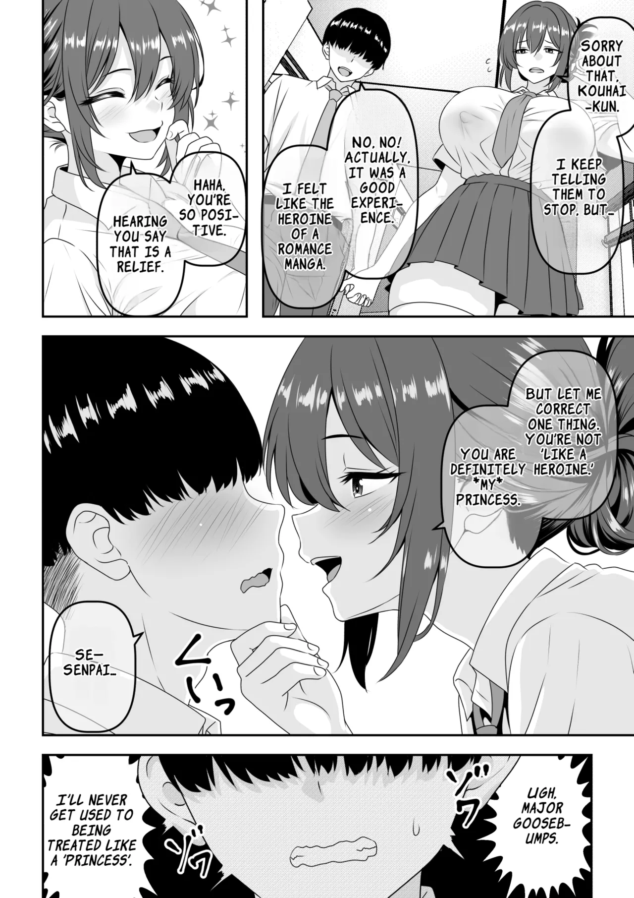 [Waribashi Kouka]Teisou Gyakuten - Tayoreru Oujisama-kei no Senpai, Hatsu H de Kusso Nasakenai Koshiheko Sourou Sex o Urou Shiteshimau | Chastity Reversal- The Reliable Prince-Type Senpai Is Pathetically Quick in Bed During Our First Time[English] [LKK•Scans] Page 5
