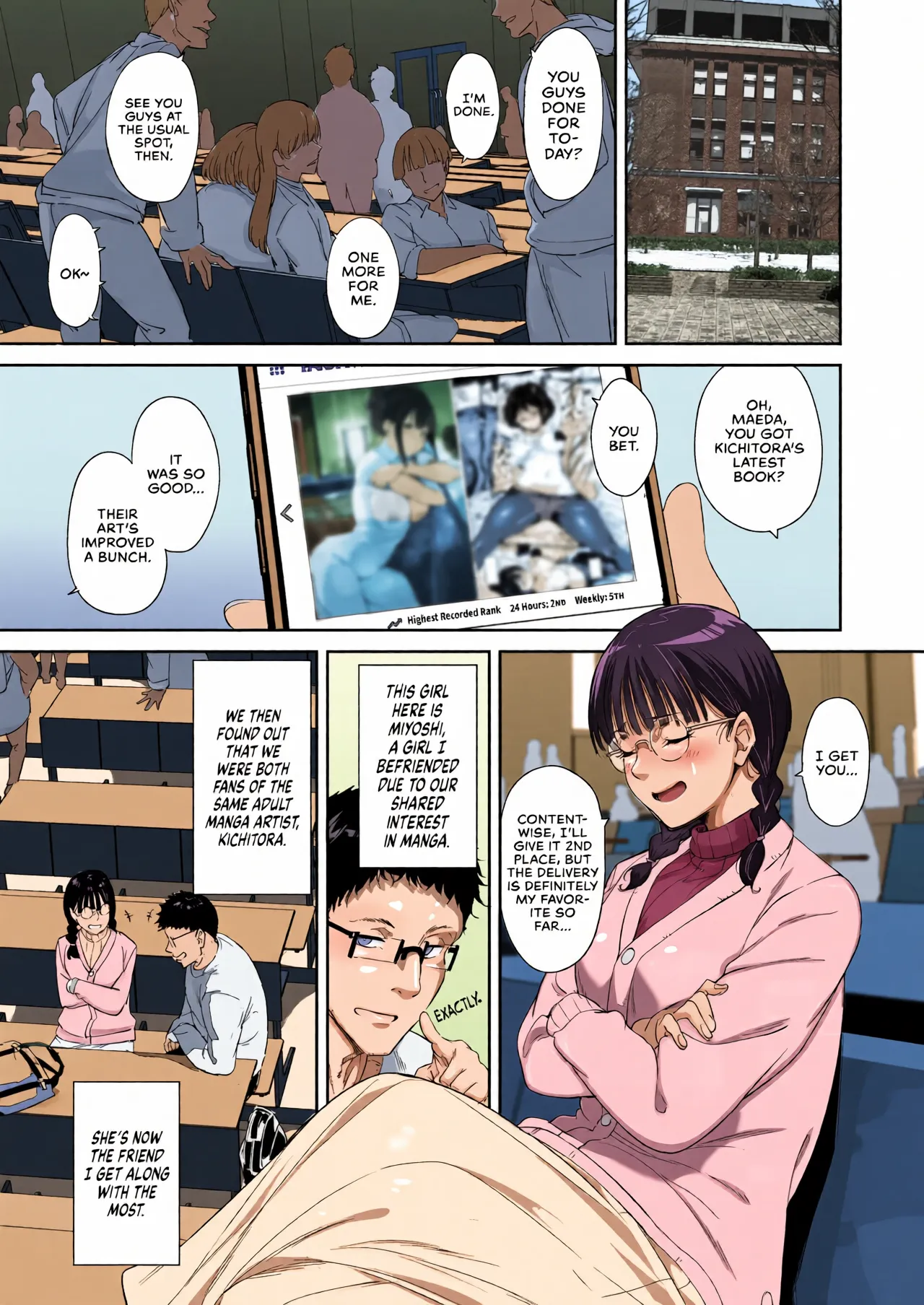Otaku Tomodachi to no Sex wa Saikou ni Kimochi Ii | Sex with Your Otaku Friend is Mindblowing[English] [LumaNH] [Digital] [AI Colored] Page 3
