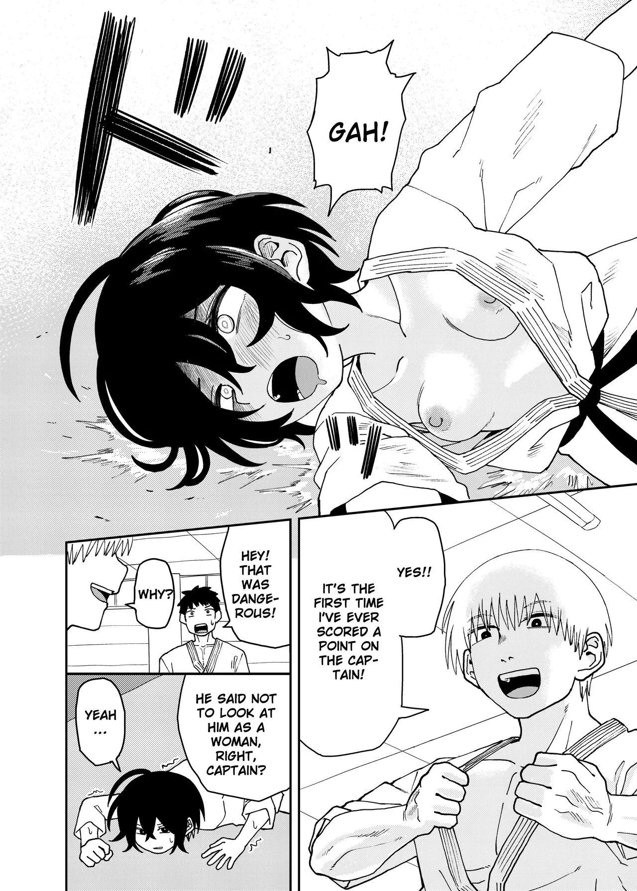[Kodama Hyakkaten (ONAKA)]Juudoubu Buchou Orihara Makoto ga Onna ni Naru made[English] [Digital] Page 10