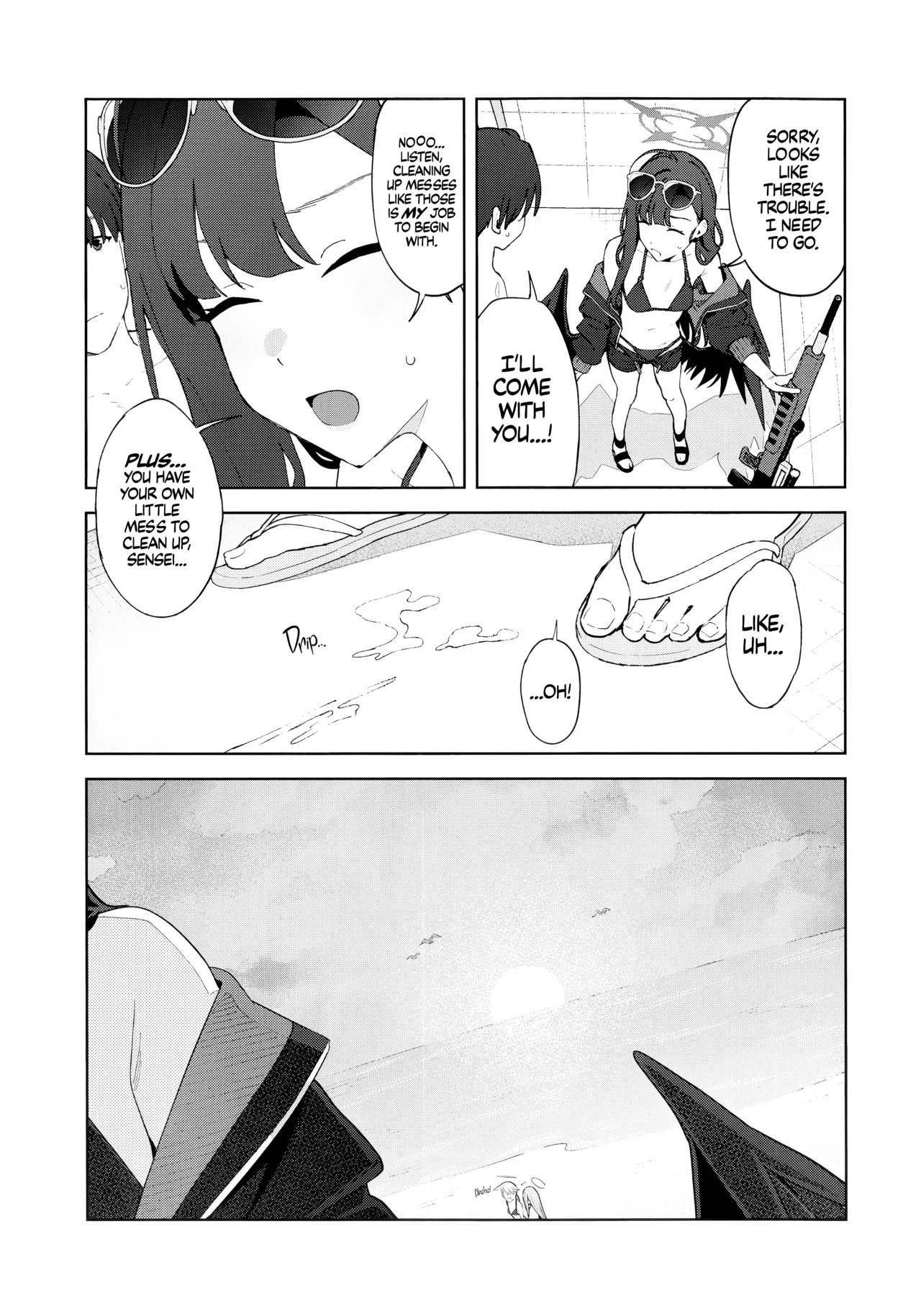 (C107) [Titano-makhia (Mikaduchi)]Summer Night Retreat(Blue Archive) [English] [Getter Senseis] Page 10