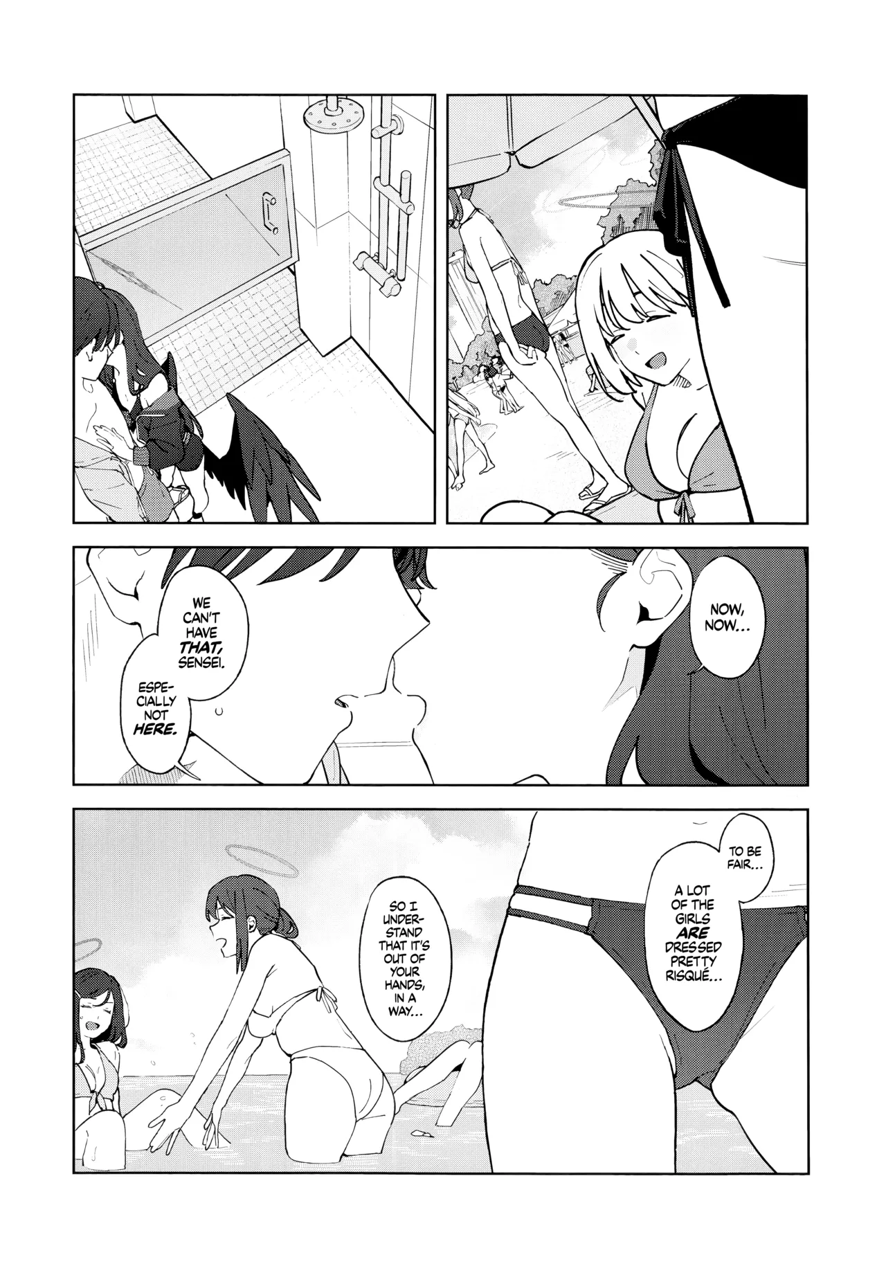 (C107) [Titano-makhia (Mikaduchi)]Summer Night Retreat(Blue Archive) [English] [Getter Senseis] Page 2