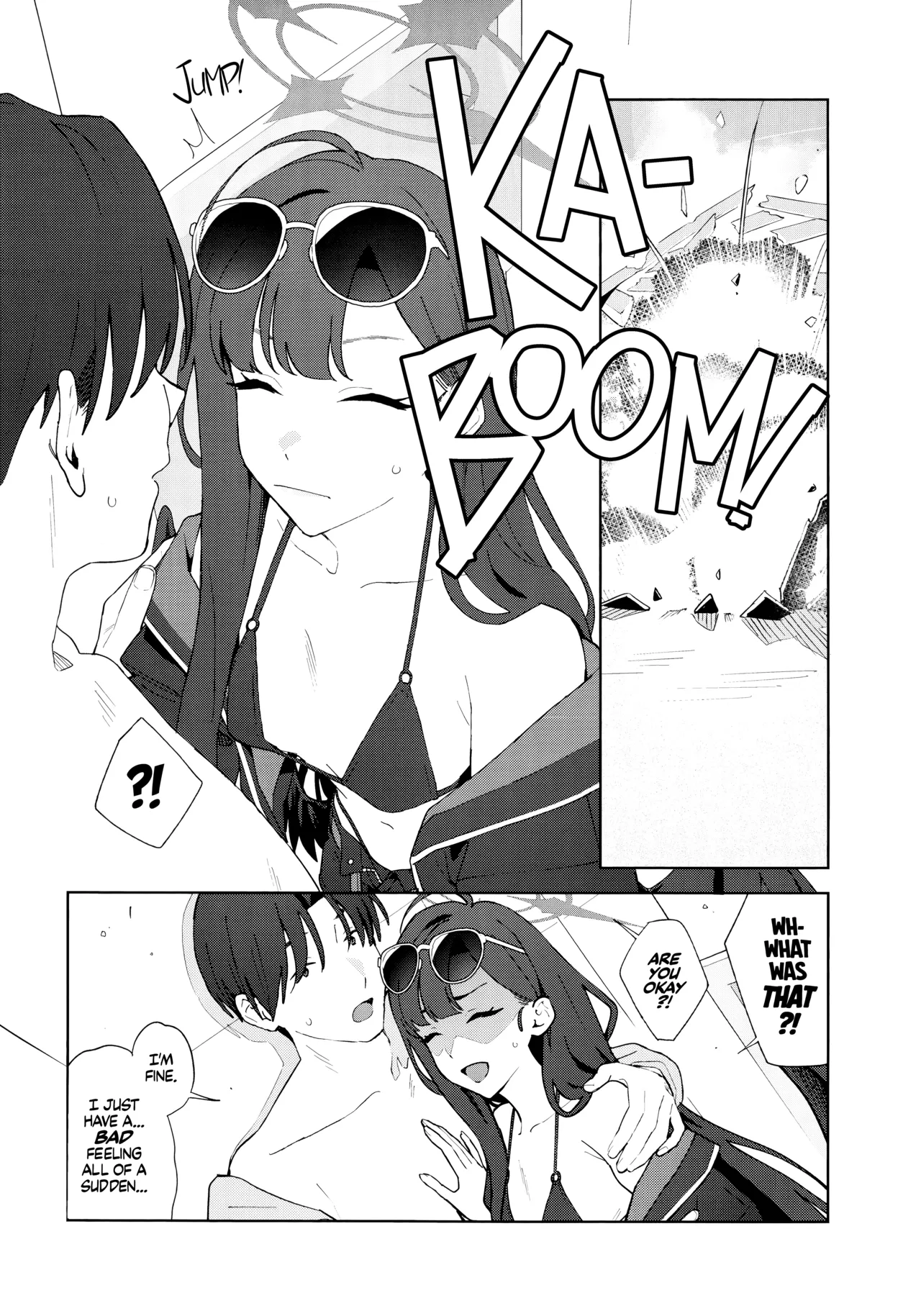 (C107) [Titano-makhia (Mikaduchi)]Summer Night Retreat(Blue Archive) [English] [Getter Senseis] Page 9