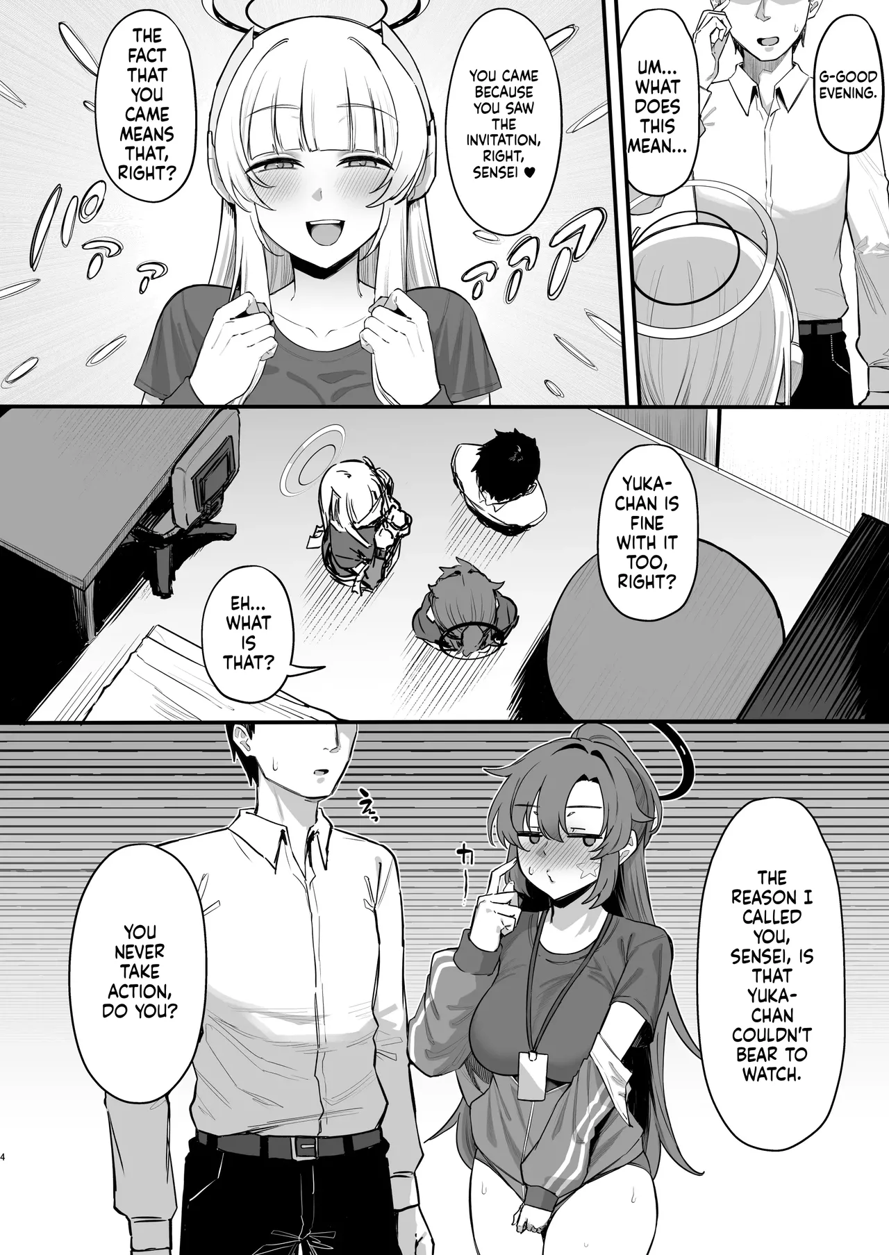 [Nazunasoft (Katsura Harufumi)]Yuuwaku Triangle(Blue Archive) [English] [Digital] Page 3