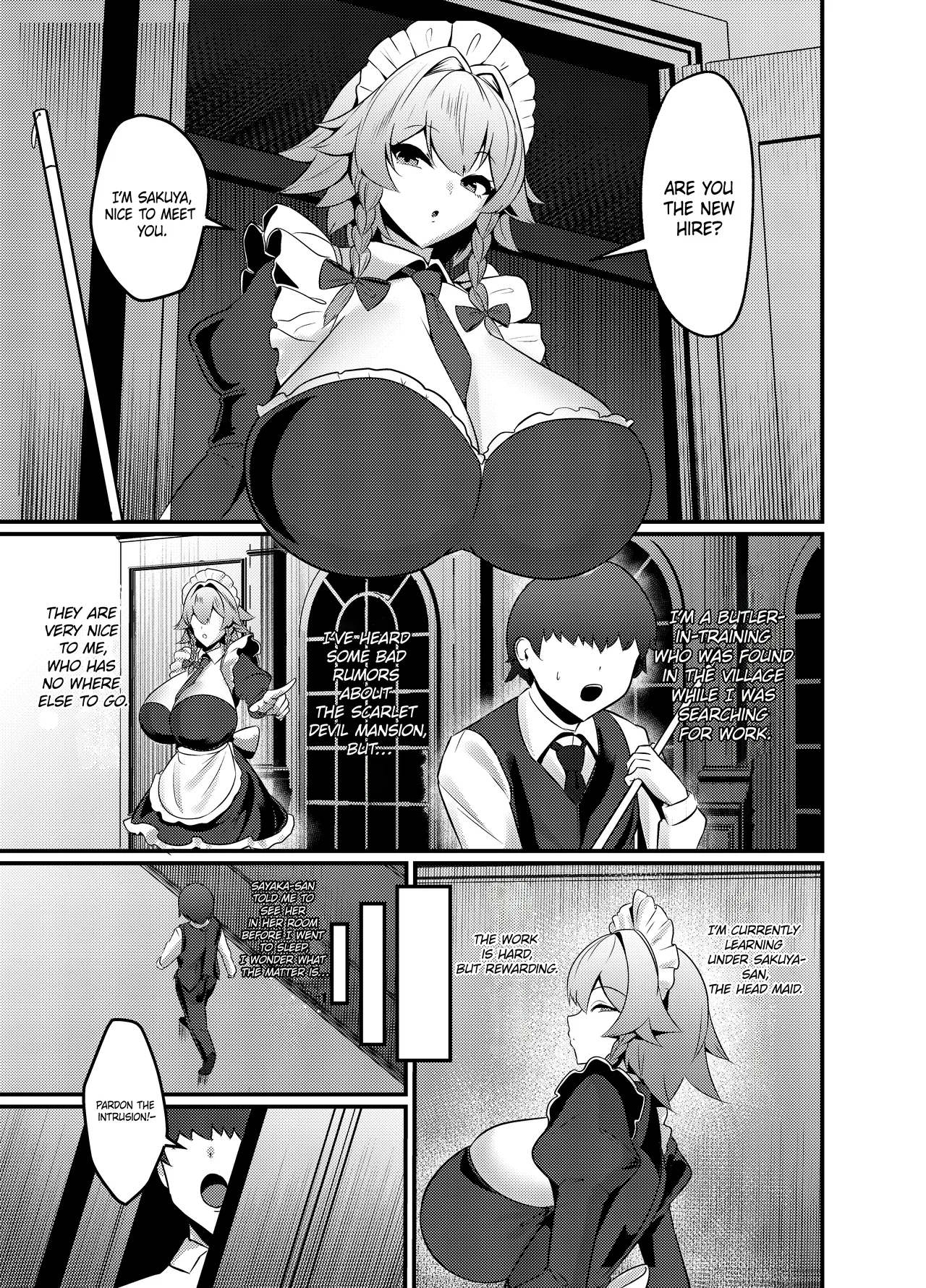 [Gekkou Houchou (Watanabe SINKAI)]Koumakan-shiki Shinjin Kyouiku | Scarlet Devil Mansion Style Employee Training(Touhou Project) [English] [Digital] Page 2
