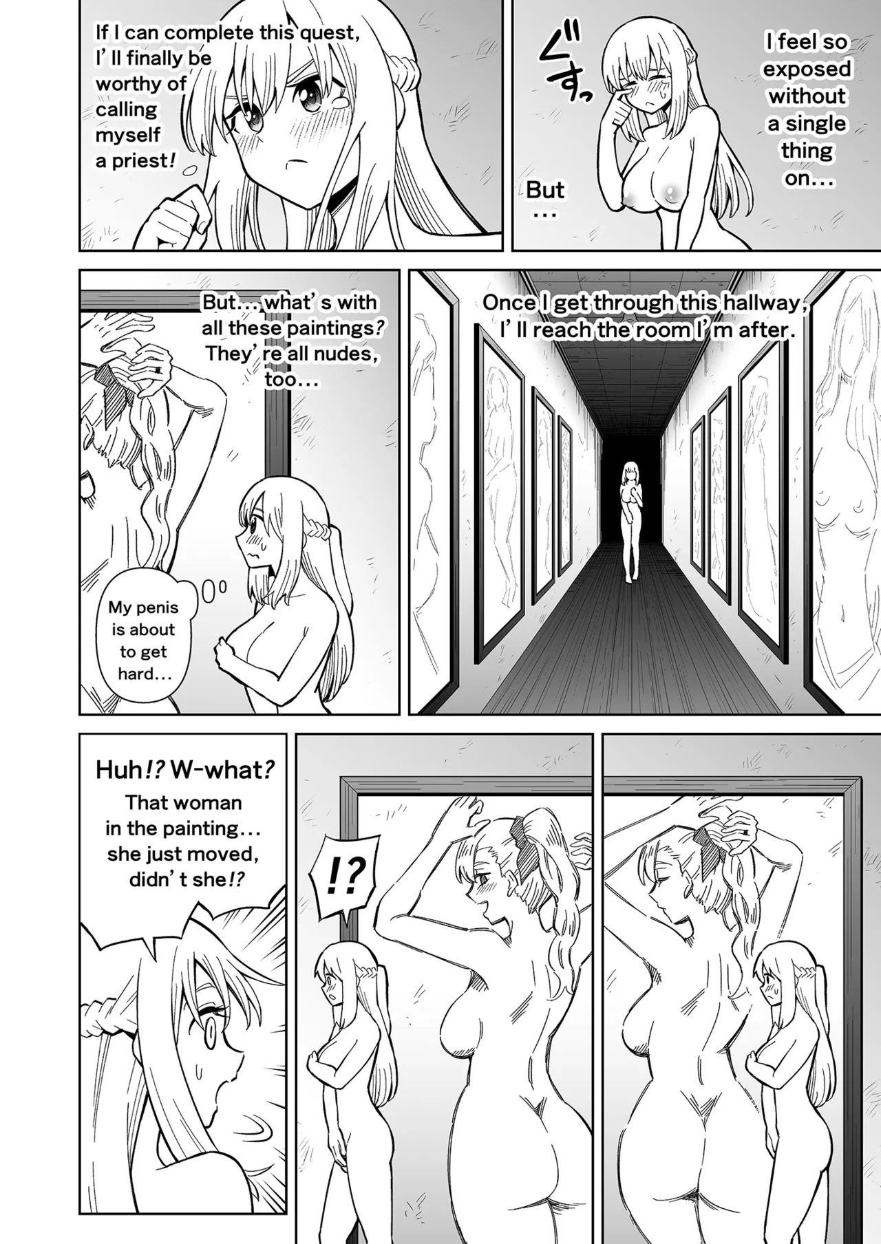 [Hitsumabushi]Futanari Priest Clarice to Akuryoukan | Futanari Priest Clarice and Phantom Masion[English] Page 31