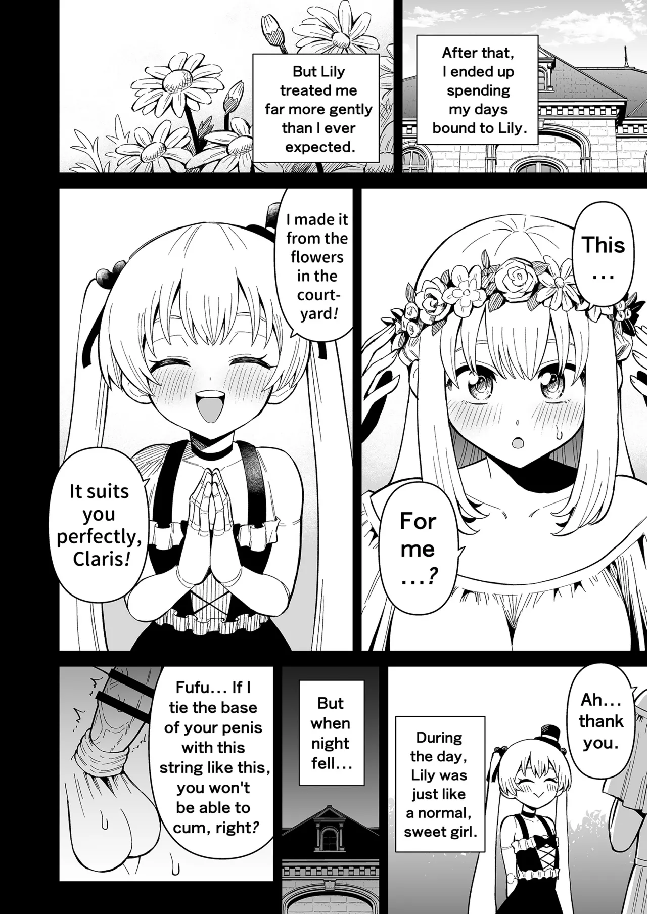 [Hitsumabushi]Futanari Priest Clarice to Akuryoukan | Futanari Priest Clarice and Phantom Masion[English] Page 49