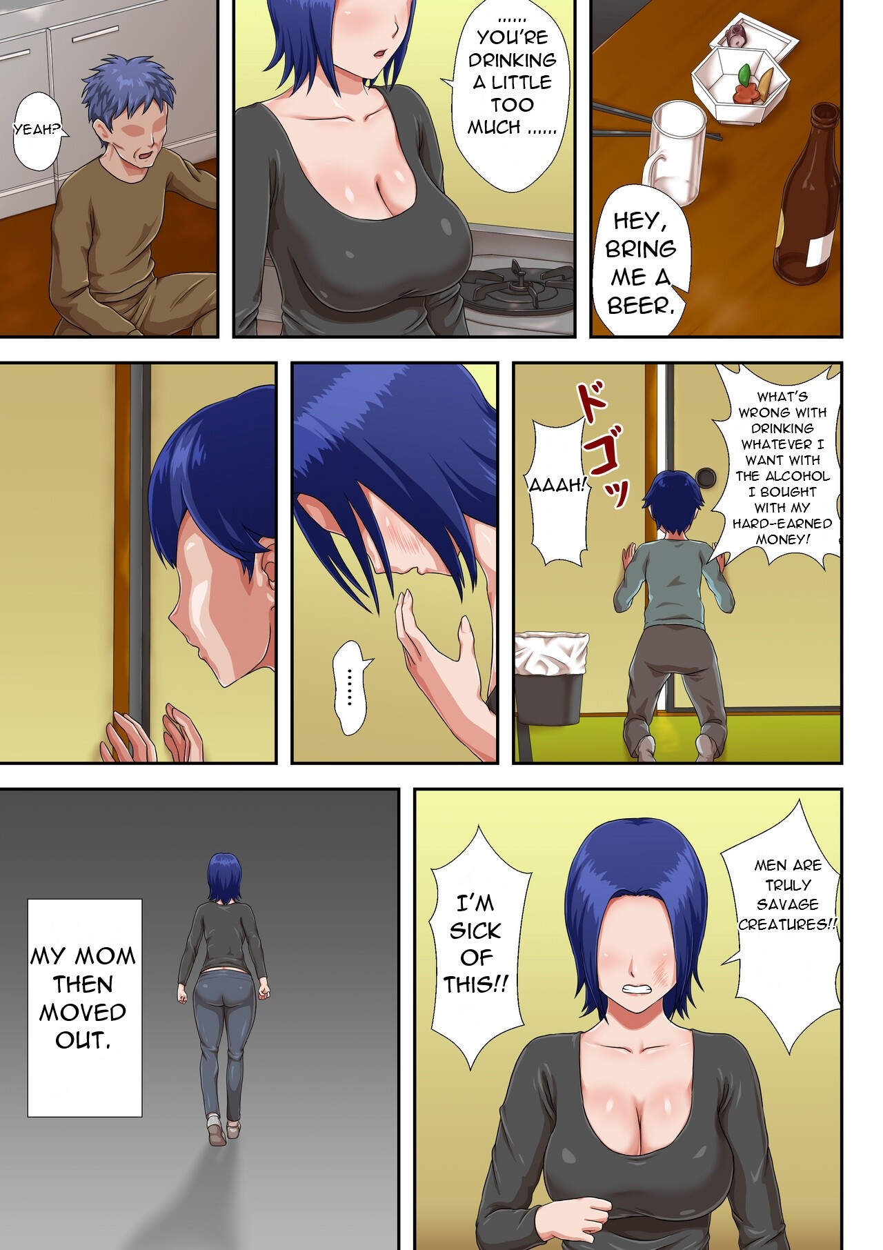 [Kumo no Ito]Boshi Koubi Shinai to Sumenai Tokoro | A Place Where You Can't Live Unless You Have Sex With Your Mother[English] [DarklordMTLs] Page 4