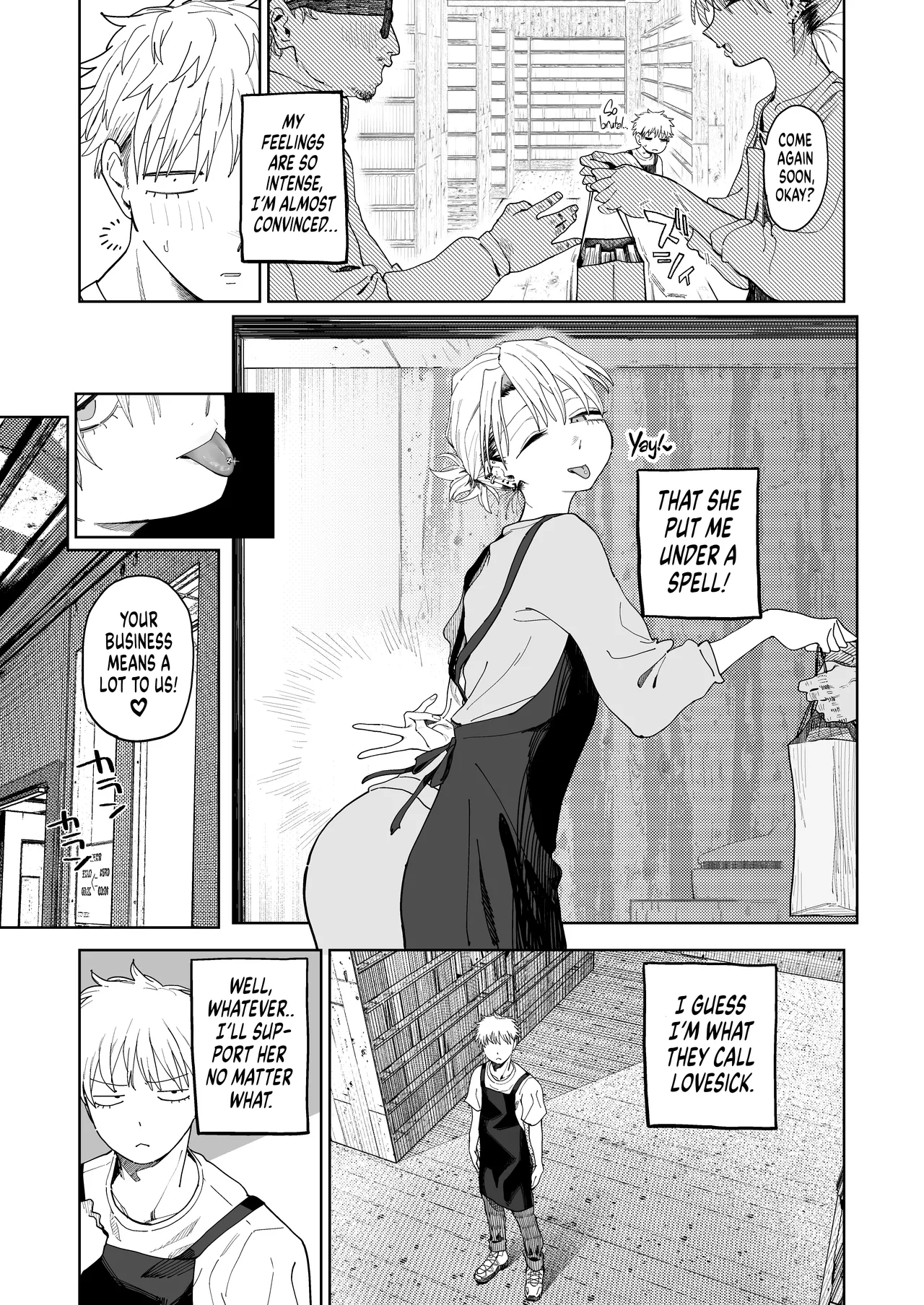 [Denki Neko (Toku)]Dekaketsu PowerHara Tenchou ni Shiboraretai! | I Want My Thick, Power-tripping Manager to Wring Me Dry![English] [Suizokukan] [Digital] Page 13