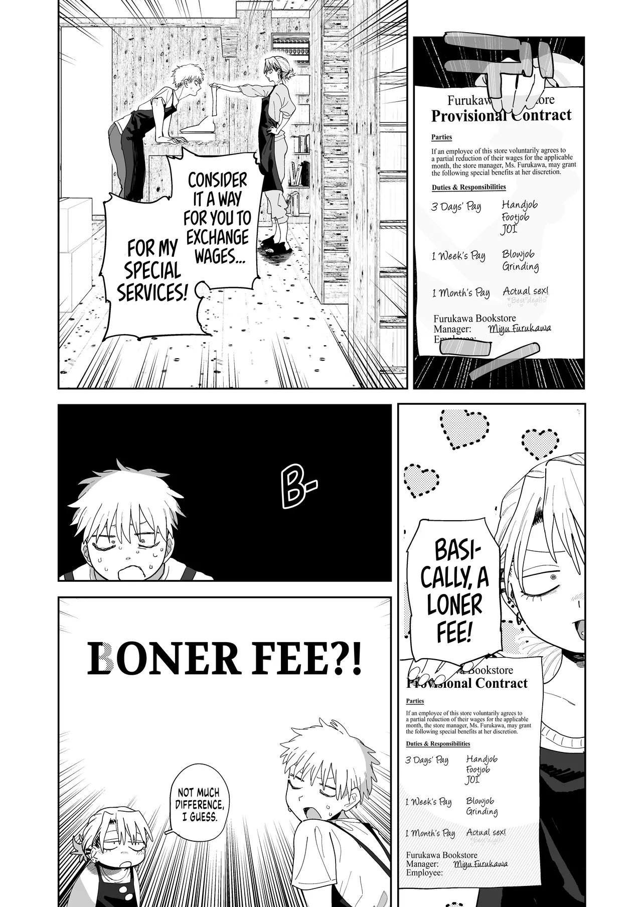 [Denki Neko (Toku)]Dekaketsu PowerHara Tenchou ni Shiboraretai! | I Want My Thick, Power-tripping Manager to Wring Me Dry![English] [Suizokukan] [Digital] Page 17