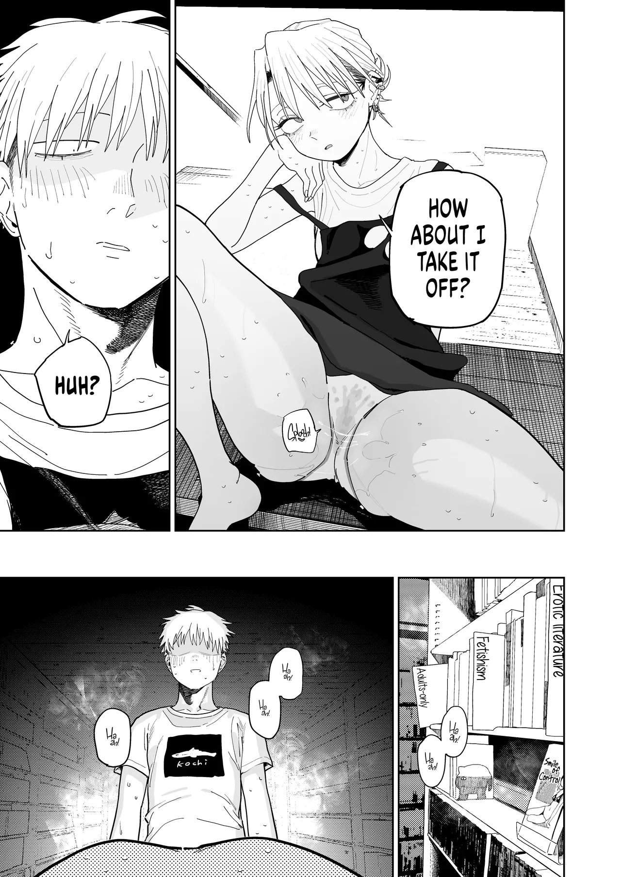 [Denki Neko (Toku)]Dekaketsu PowerHara Tenchou ni Shiboraretai! | I Want My Thick, Power-tripping Manager to Wring Me Dry![English] [Suizokukan] [Digital] Page 42
