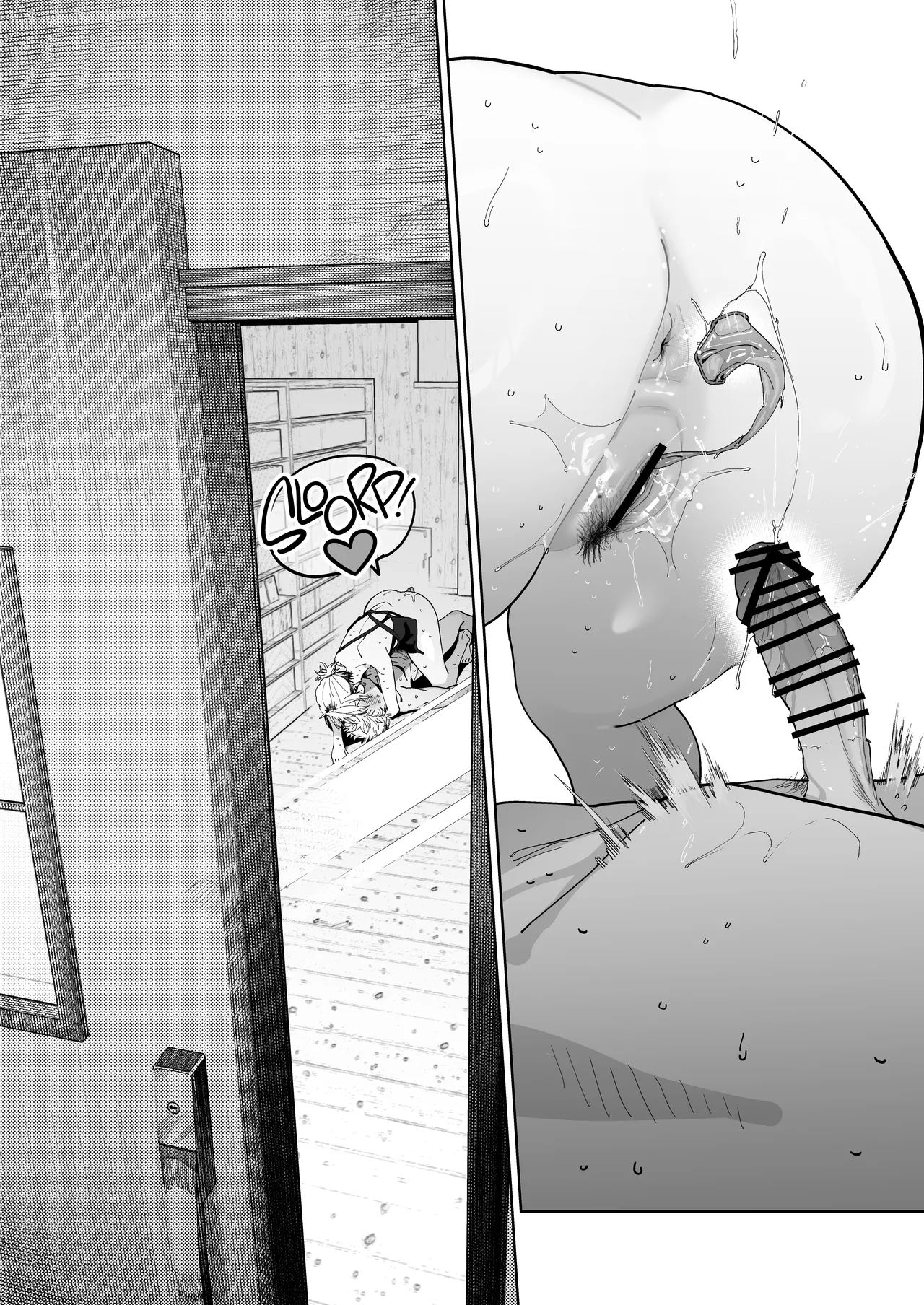 [Denki Neko (Toku)]Dekaketsu PowerHara Tenchou ni Shiboraretai! | I Want My Thick, Power-tripping Manager to Wring Me Dry![English] [Suizokukan] [Digital] Page 72