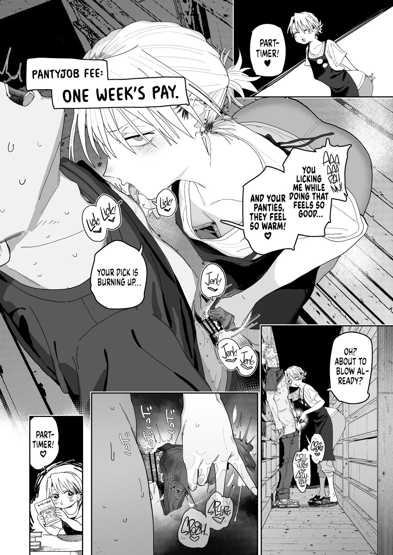 [Denki Neko (Toku)]Dekaketsu PowerHara Tenchou ni Shiboraretai! | I Want My Thick, Power-tripping Manager to Wring Me Dry![English] [Suizokukan] [Digital] Page 31