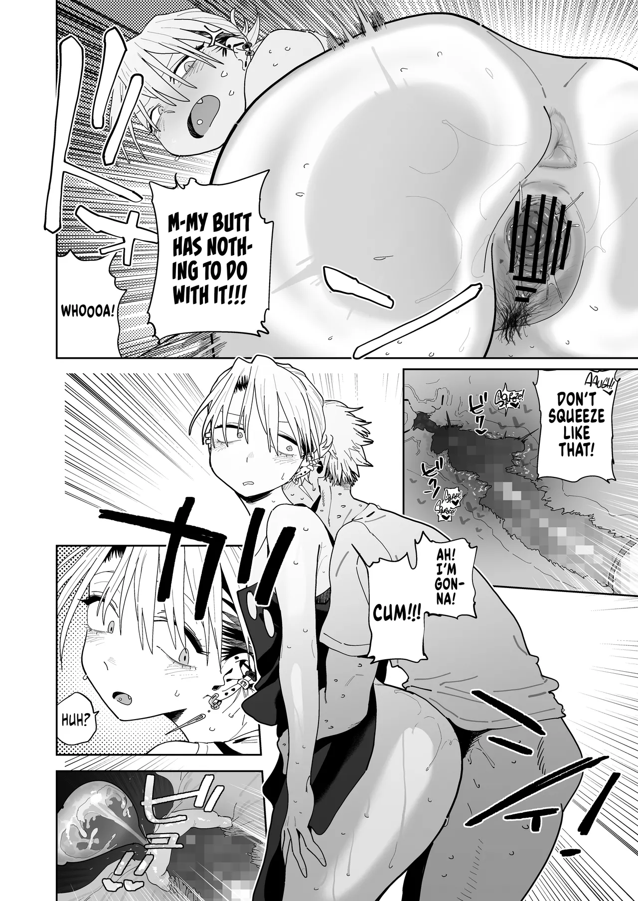 [Denki Neko (Toku)]Dekaketsu PowerHara Tenchou ni Shiboraretai! | I Want My Thick, Power-tripping Manager to Wring Me Dry![English] [Suizokukan] [Digital] Page 55
