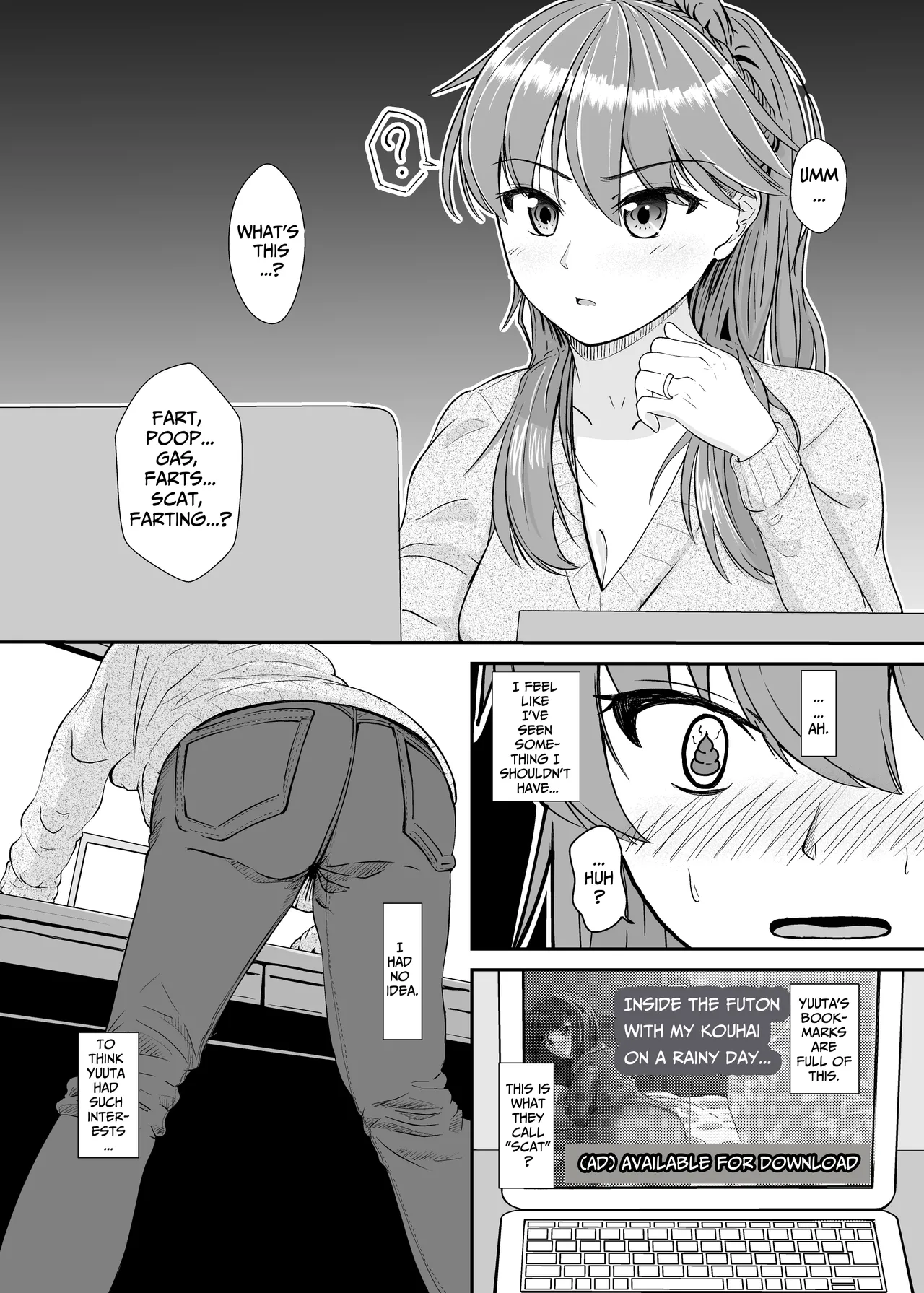 [AOI (Aoi)]Atashi, Kare no Tame ni Unchi Shimasu. - I Poop For My Boyfriend[English] [TsukiNet] [Digital] Page 7