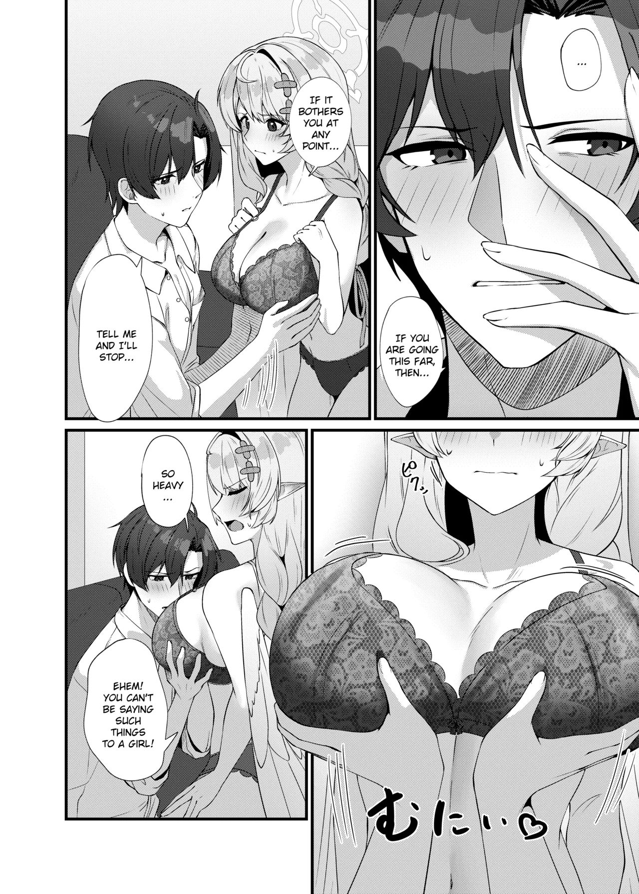 [Mendako Suizokukan (Oruka)]Sensei ni Kyuugo no Te o! | A Helping Hand for Sensei!(Blue Archive) [English] [Literally Starving] [Digital] Page 14