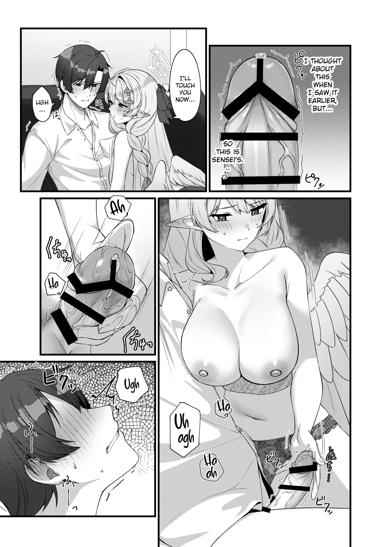 [Mendako Suizokukan (Oruka)]Sensei ni Kyuugo no Te o! | A Helping Hand for Sensei!(Blue Archive) [English] [Literally Starving] [Digital] Page 19