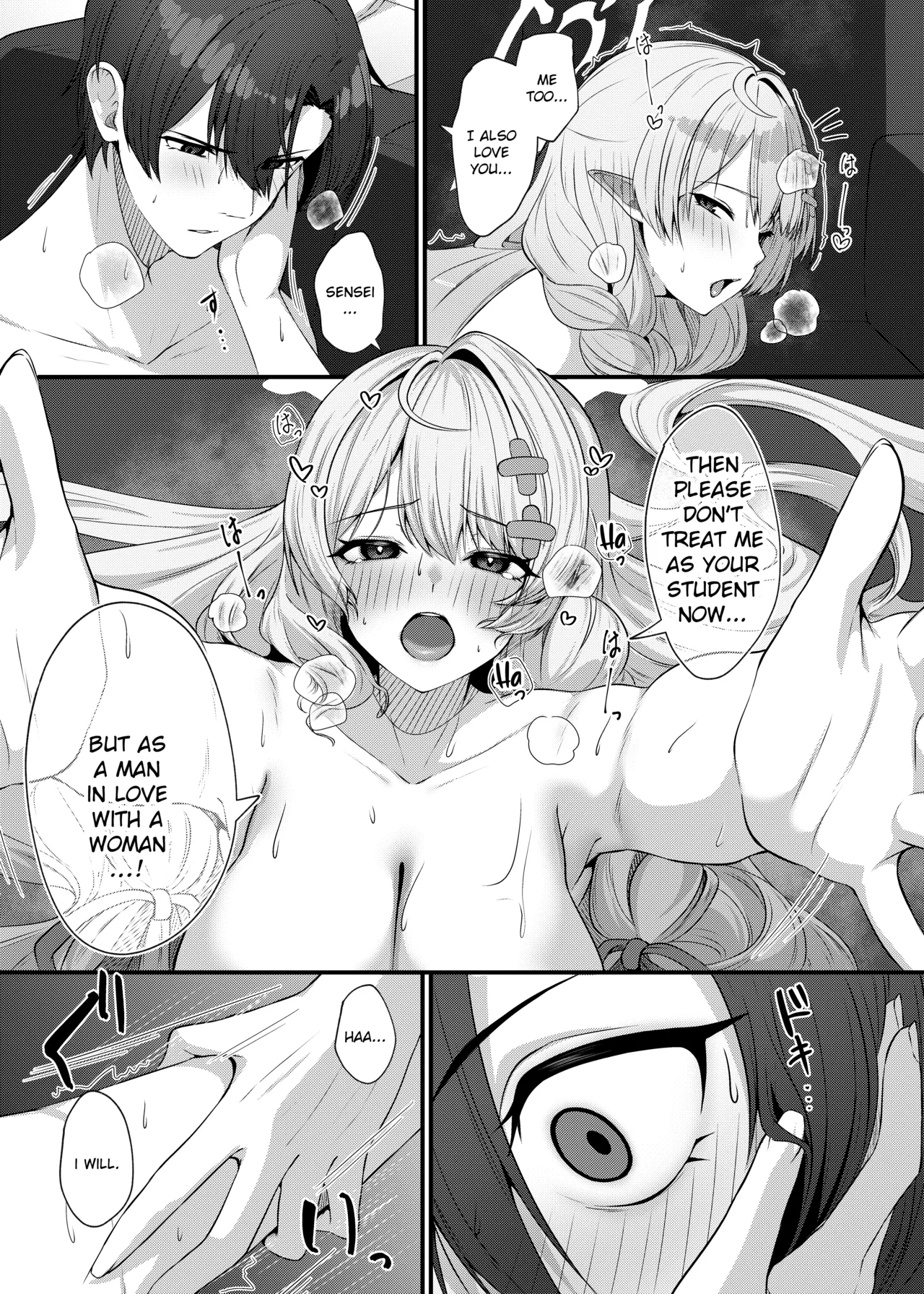 [Mendako Suizokukan (Oruka)]Sensei ni Kyuugo no Te o! | A Helping Hand for Sensei!(Blue Archive) [English] [Literally Starving] [Digital] Page 29