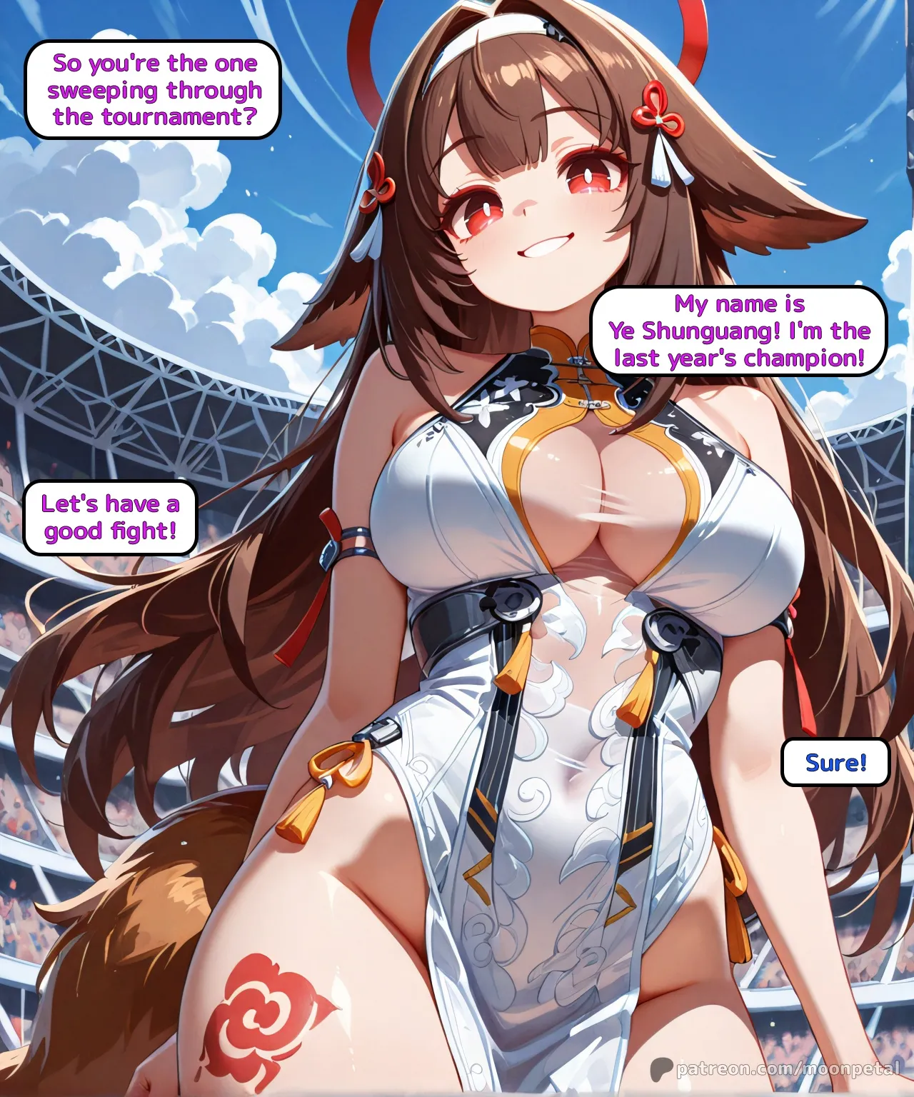 [Moon Petal]Wanna make a bet? ch. 17 - Ye Shunguang[English] [Uncensored] [AI Generated] Page 2