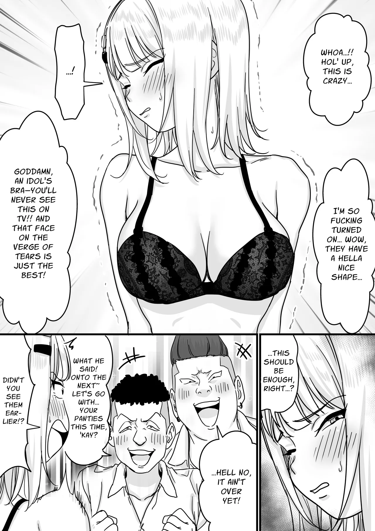 [P&I (Mel EX, Satsukimasu)]Idol wo Nugasete Nama Oppai wo Sarasaseru | Make An Idol Undress and Expose Her Titties[English] [Cunny Garden] Page 14