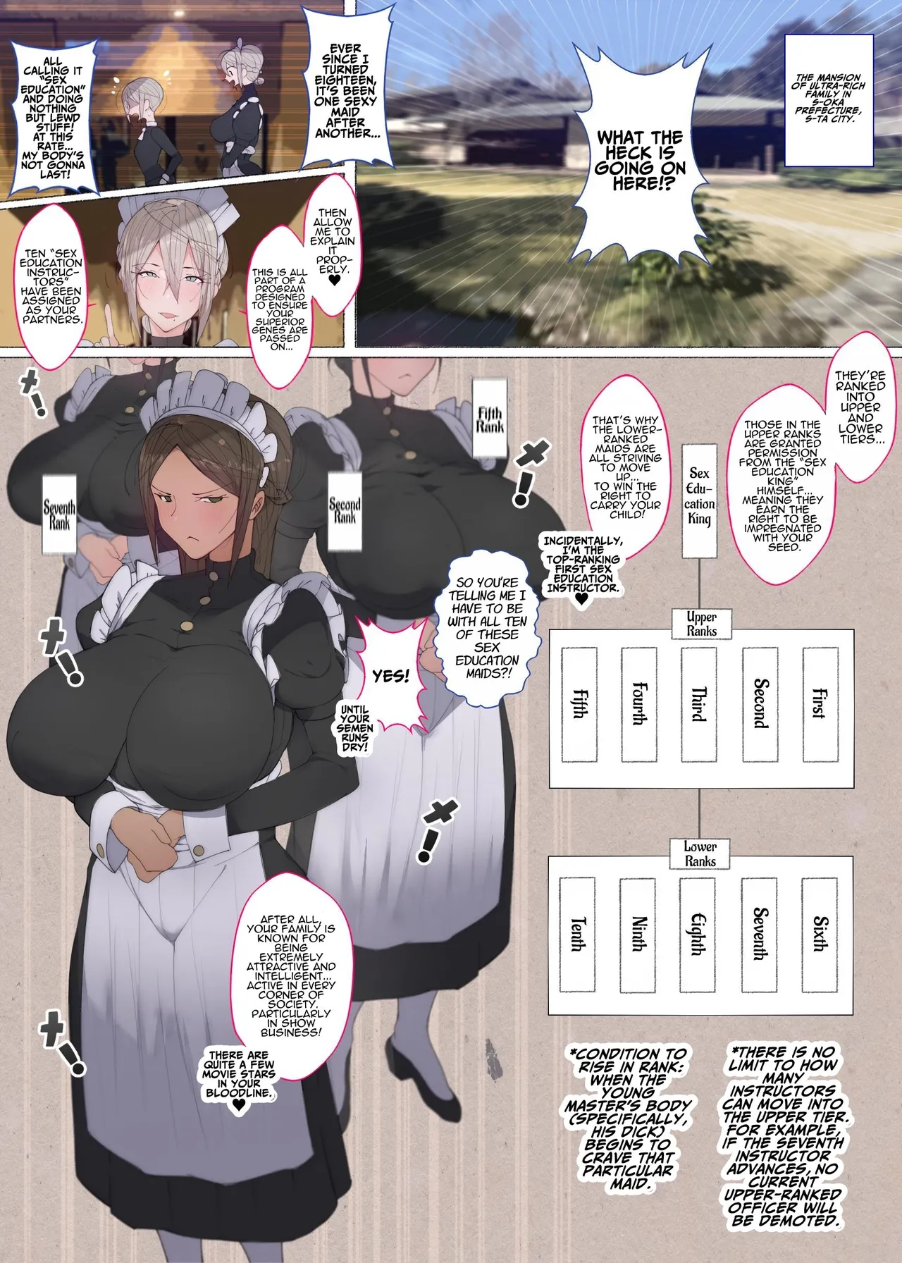 [Agobitch]The Master Gets Squeezed By His Lusty Maids!! Page 7