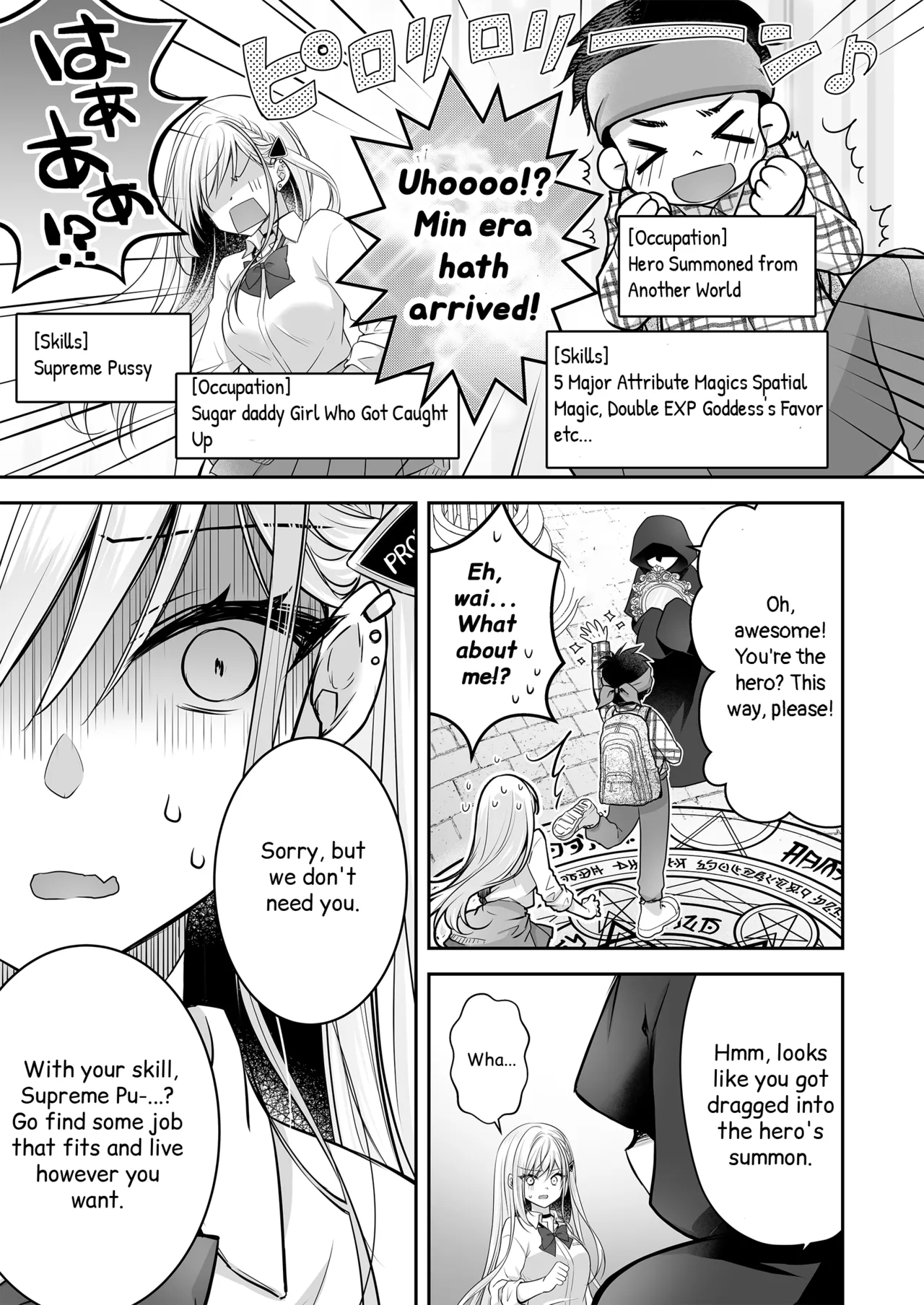 [NANACAN (Nanaca Mai)]Isekai Gangrape III ~I Took Life Lightly as a Sugar Baby—But My Skill Turned Out to Be Top-Tier Pussy That Makes Dicks Line Up Instantlyt~ + Isekai Gangrape Side Story: Two Saintesses Arc ~Today Too, We'll Do Our Best as a Meat Toilet On Duty★~[English] [Digital] Page 9