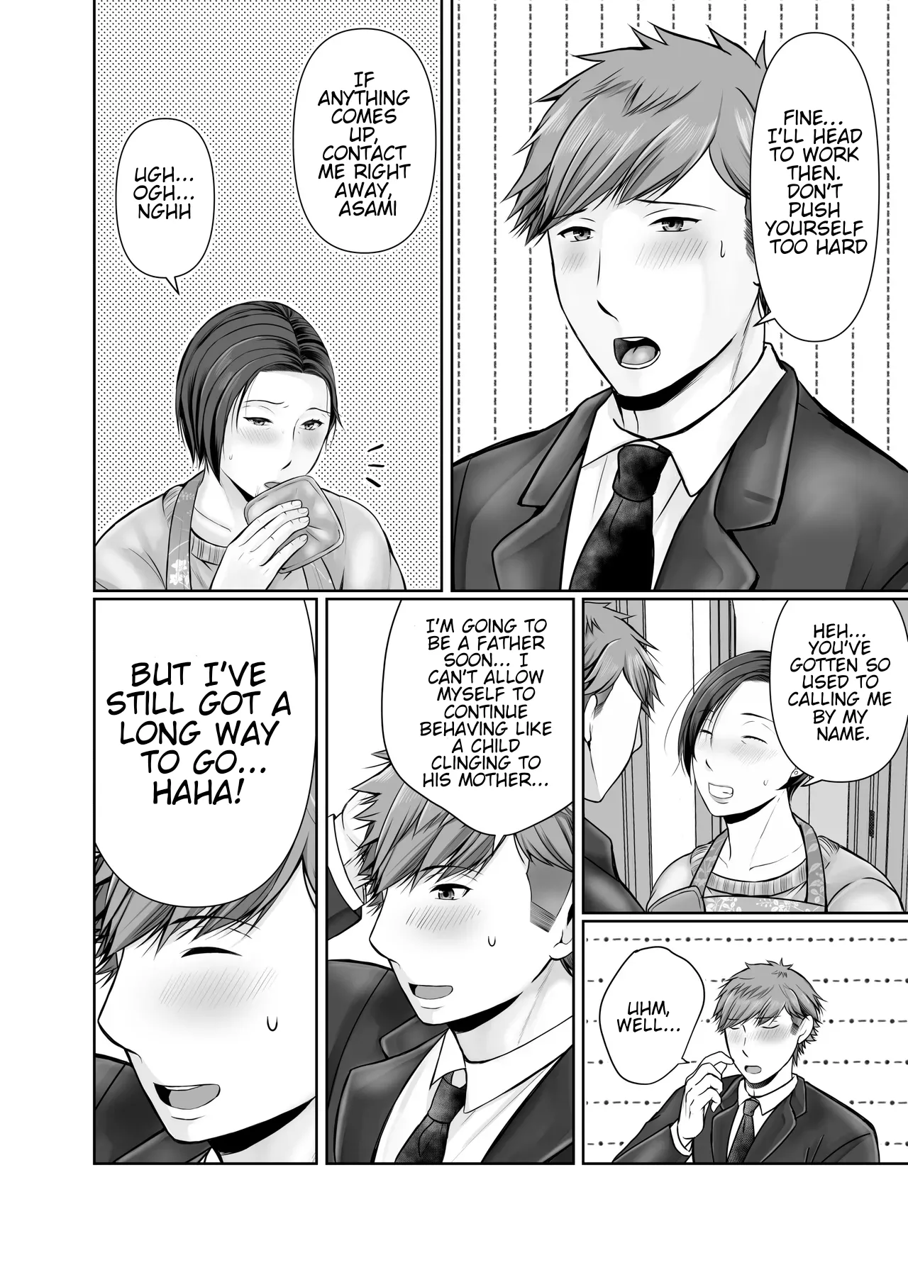 [Popotto Denki Ichigouten]Hitorigurashi no Musuko ni Semararete... | My son, who lives on his own, talked me into it...[English] [WaterKujo] Page 104