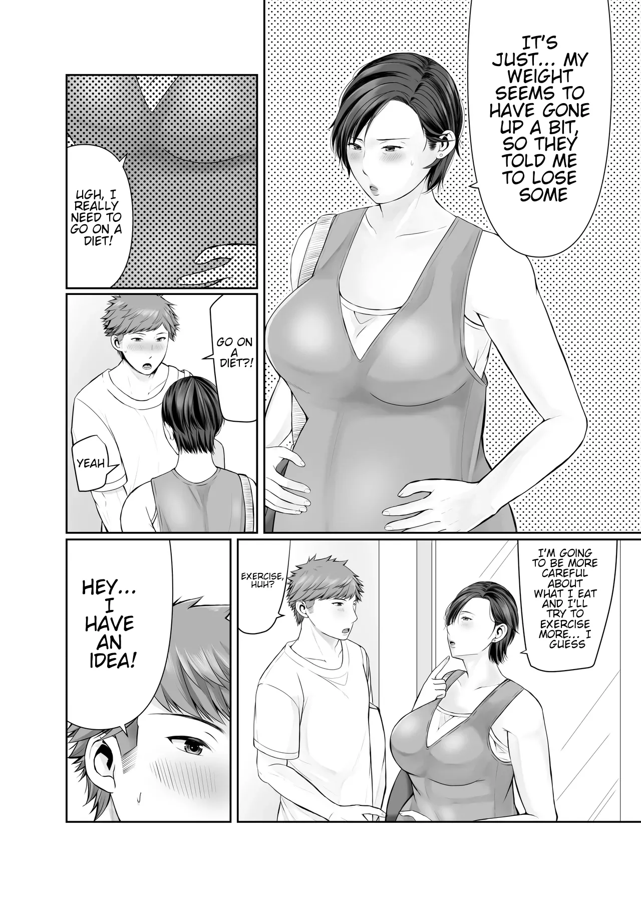 [Popotto Denki Ichigouten]Hitorigurashi no Musuko ni Semararete... | My son, who lives on his own, talked me into it...[English] [WaterKujo] Page 108