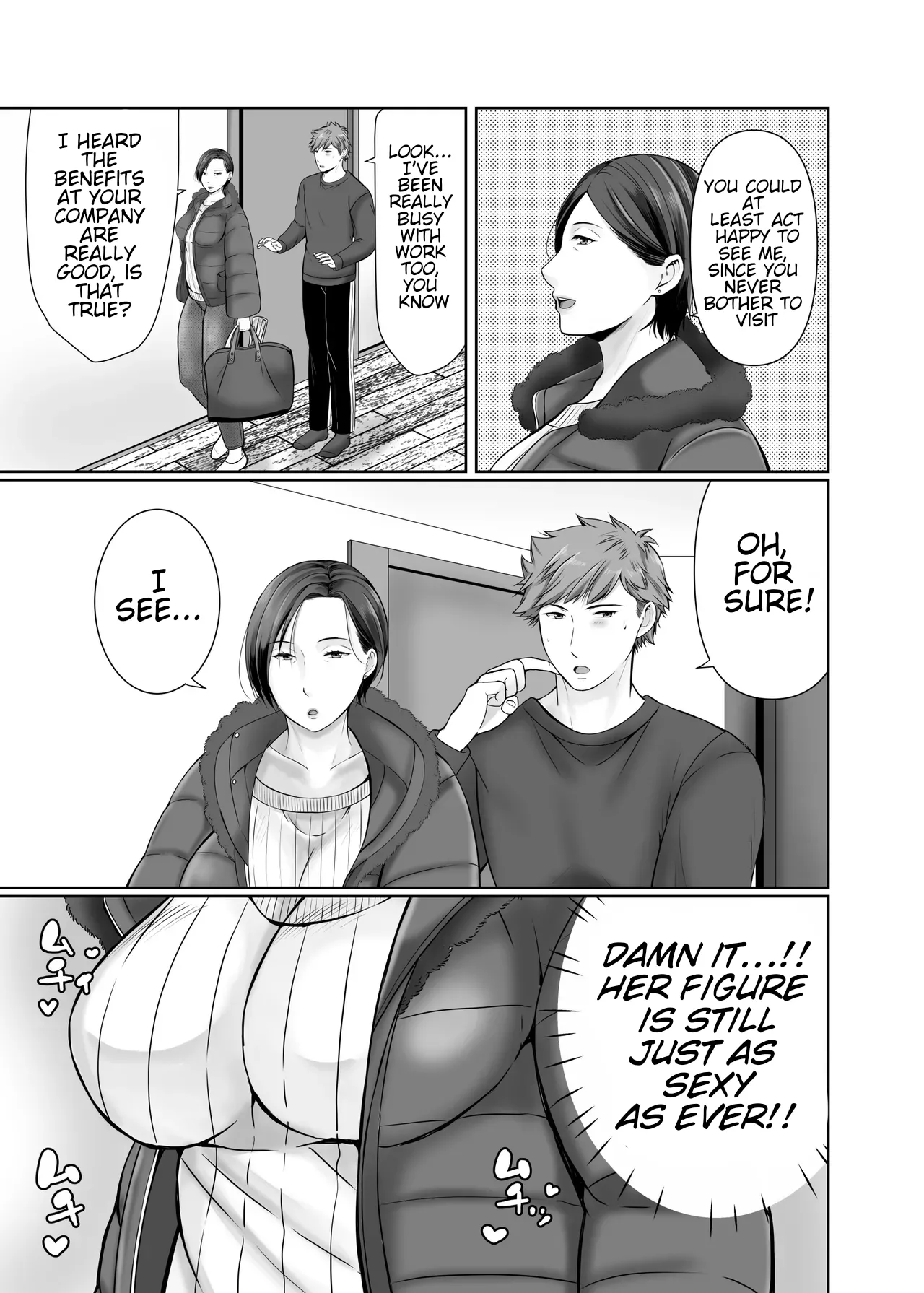 [Popotto Denki Ichigouten]Hitorigurashi no Musuko ni Semararete... | My son, who lives on his own, talked me into it...[English] [WaterKujo] Page 3