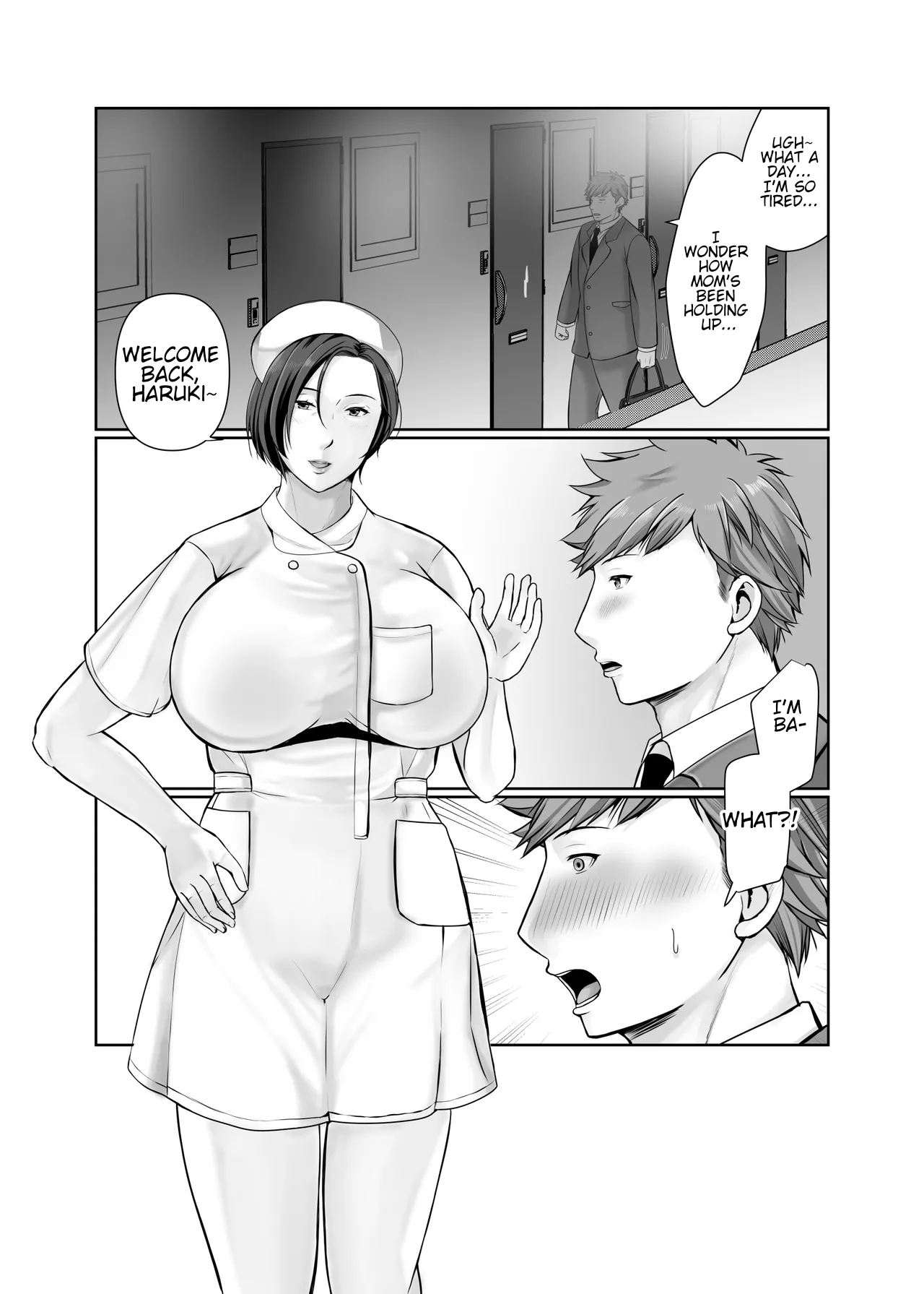 [Popotto Denki Ichigouten]Hitorigurashi no Musuko ni Semararete... | My son, who lives on his own, talked me into it...[English] [WaterKujo] Page 32