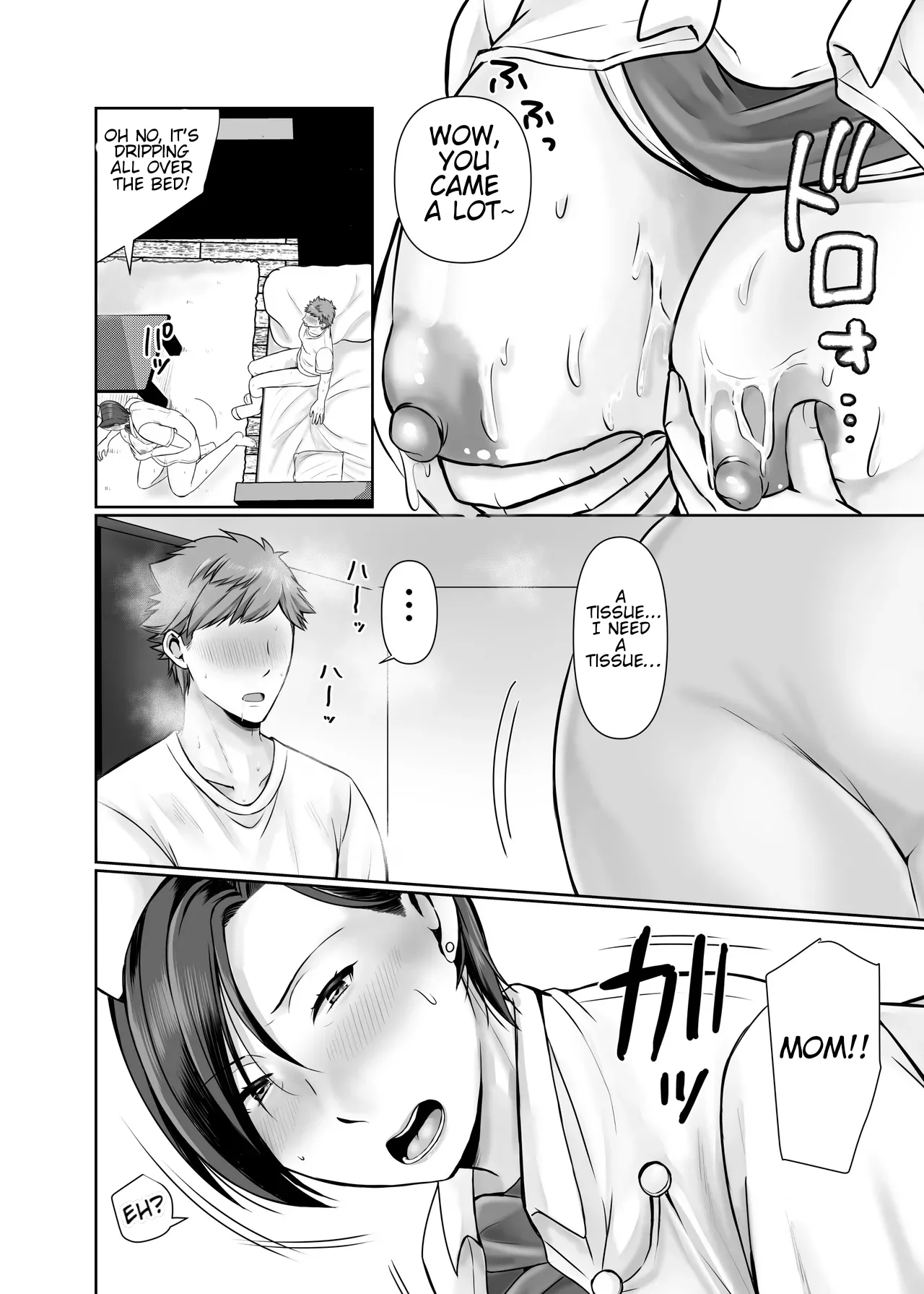 [Popotto Denki Ichigouten]Hitorigurashi no Musuko ni Semararete... | My son, who lives on his own, talked me into it...[English] [WaterKujo] Page 39