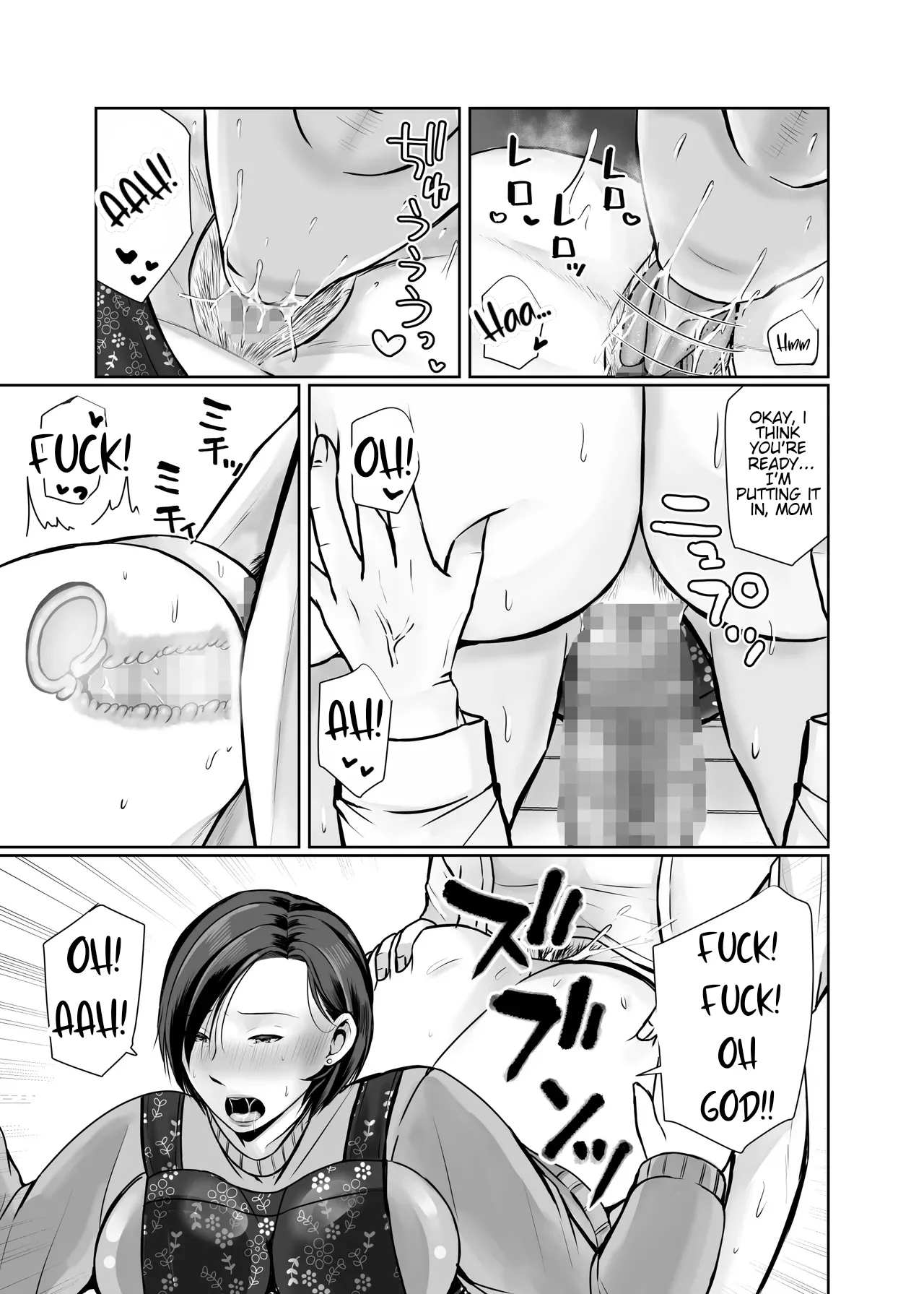 [Popotto Denki Ichigouten]Hitorigurashi no Musuko ni Semararete... | My son, who lives on his own, talked me into it...[English] [WaterKujo] Page 50