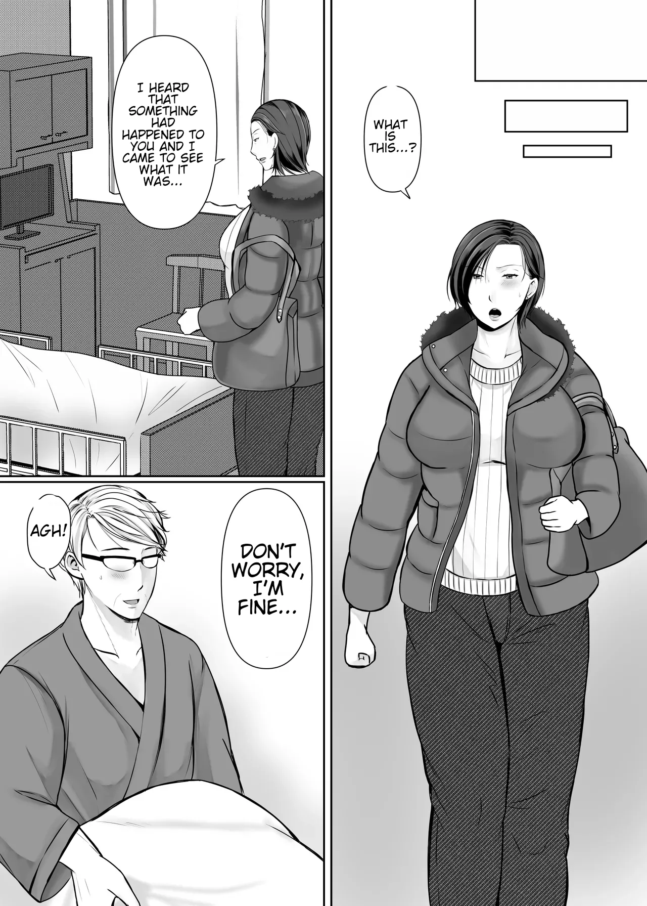 [Popotto Denki Ichigouten]Hitorigurashi no Musuko ni Semararete... | My son, who lives on his own, talked me into it...[English] [WaterKujo] Page 58