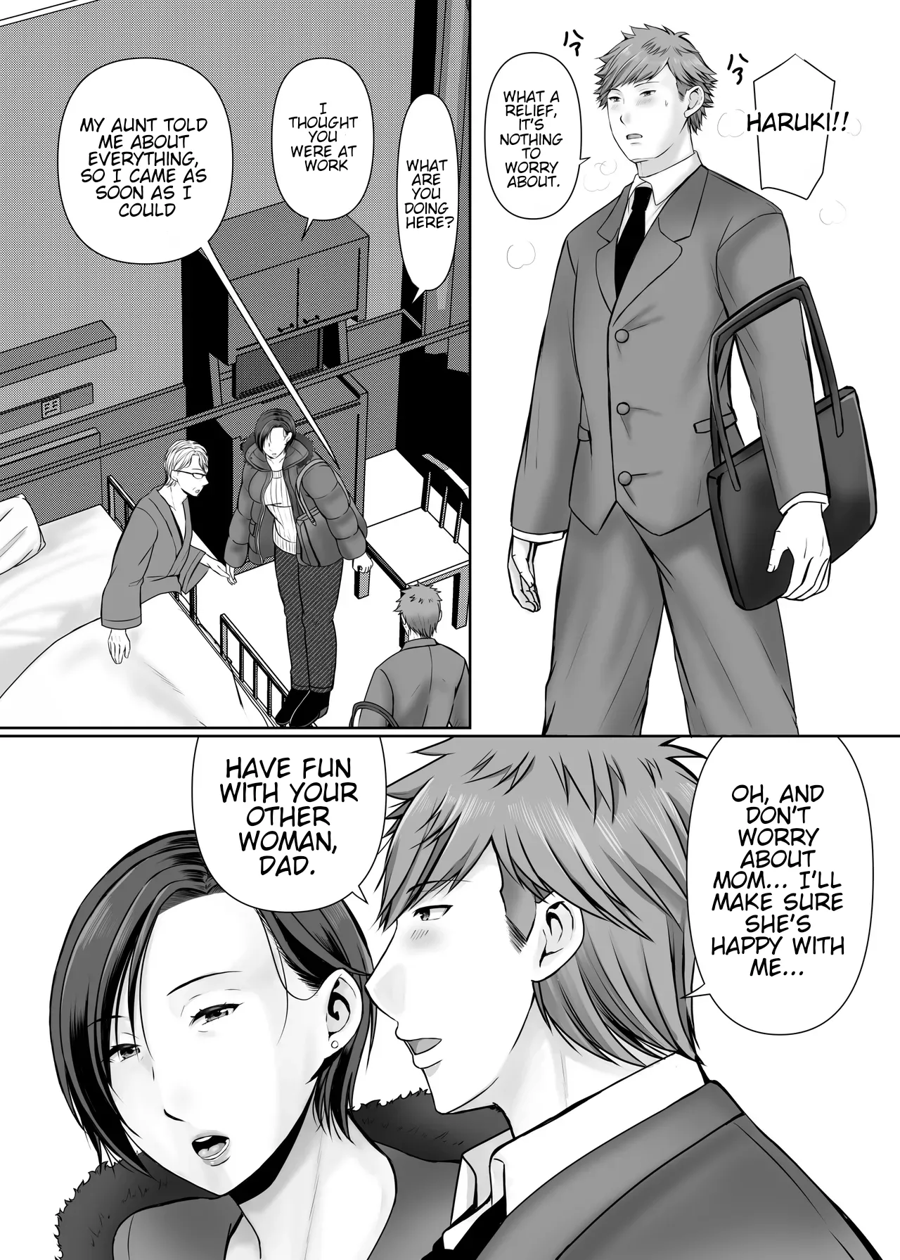 [Popotto Denki Ichigouten]Hitorigurashi no Musuko ni Semararete... | My son, who lives on his own, talked me into it...[English] [WaterKujo] Page 61