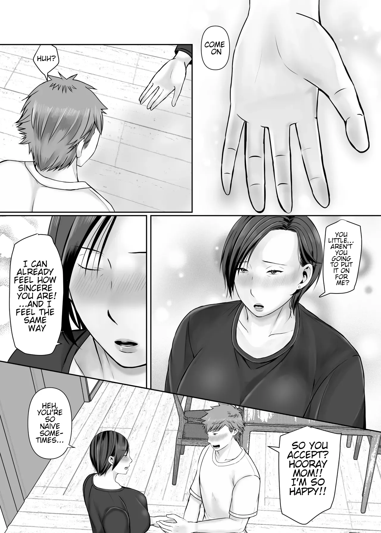 [Popotto Denki Ichigouten]Hitorigurashi no Musuko ni Semararete... | My son, who lives on his own, talked me into it...[English] [WaterKujo] Page 68