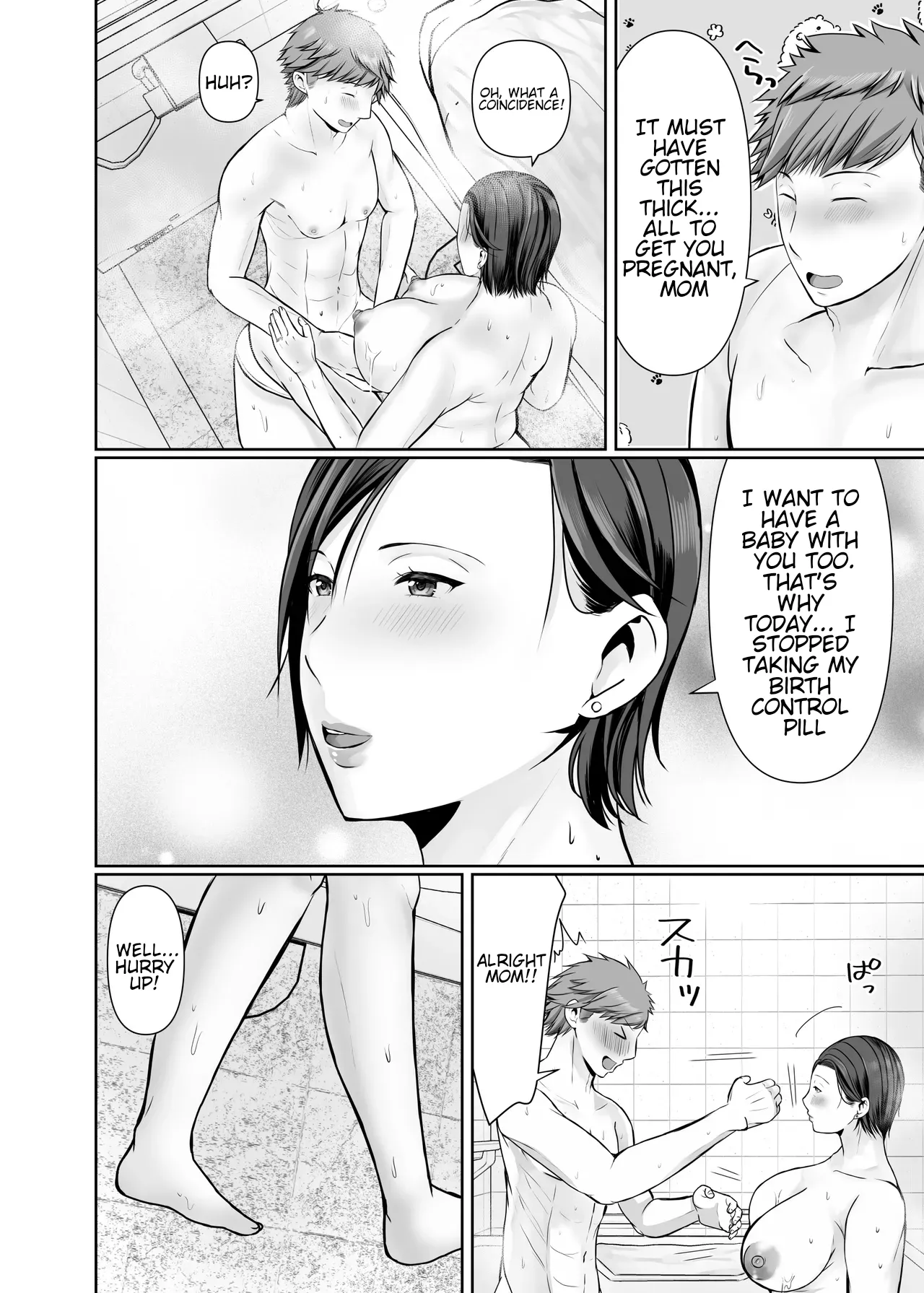 [Popotto Denki Ichigouten]Hitorigurashi no Musuko ni Semararete... | My son, who lives on his own, talked me into it...[English] [WaterKujo] Page 89